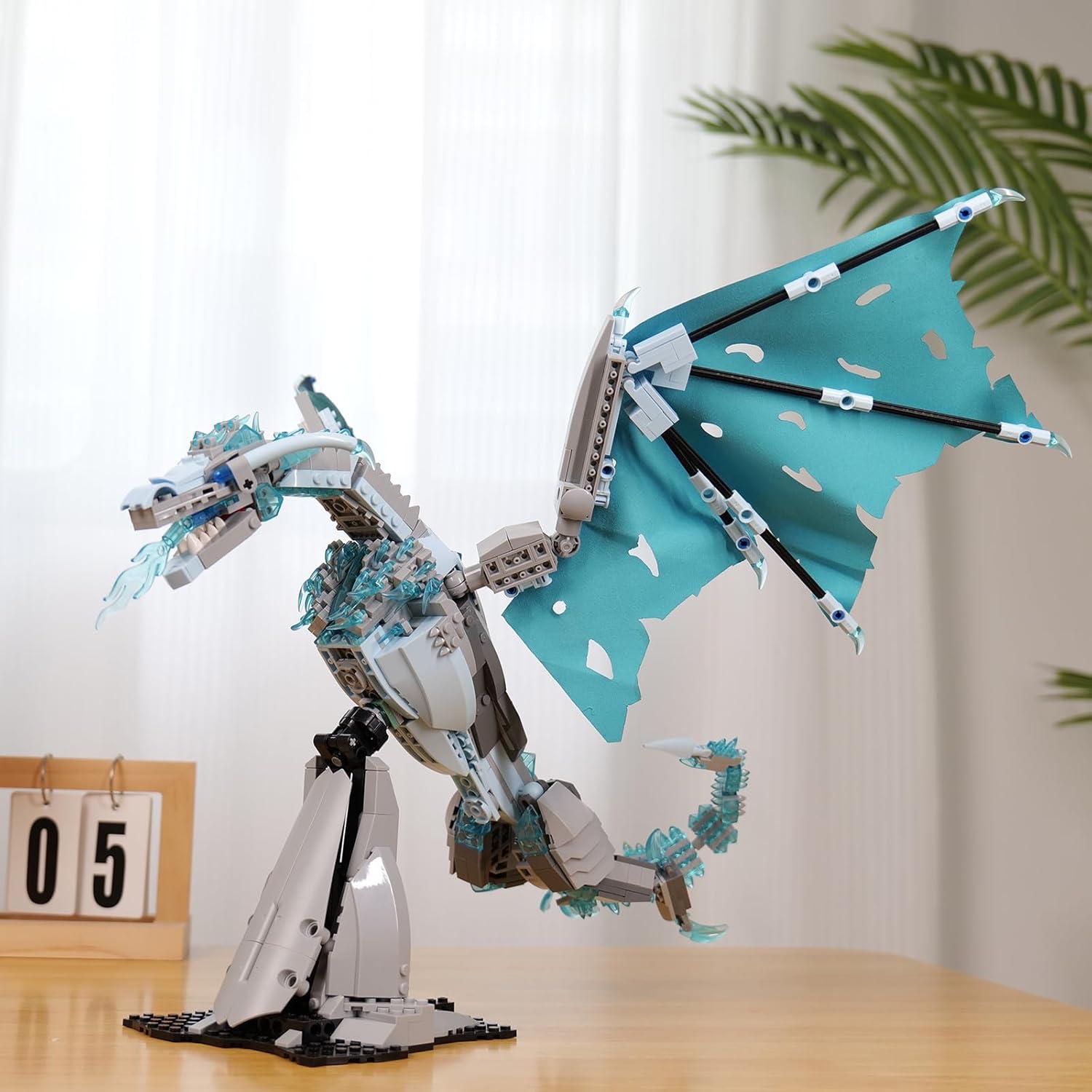 Set de Construcción Dragón de Hielo 1019 Piezas - Juguete STEM