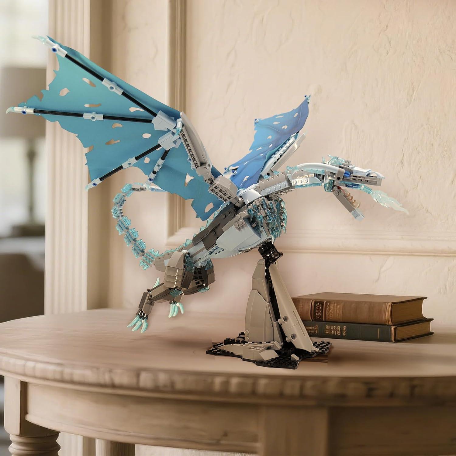 Set de Construcción Dragón de Hielo 1019 Piezas - Juguete STEM