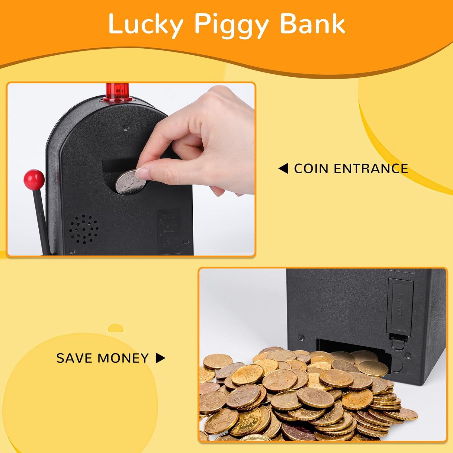 Banca de Dinero Máquina Tragamonedas REFARICO Azul 10.9x22x13cm