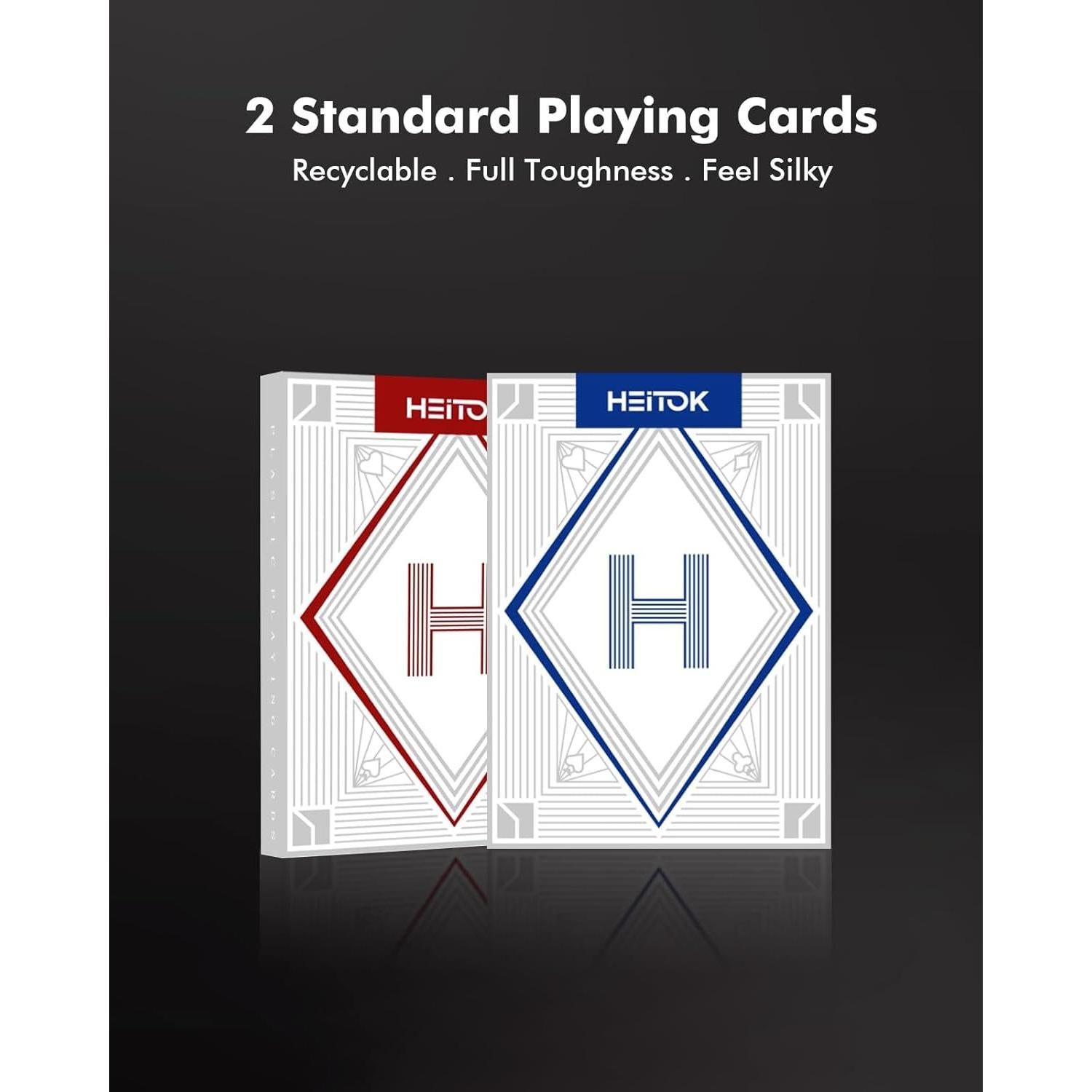 Juego de Póker HEITOK 300 Fichas 11.5g con Estuche Aluminio