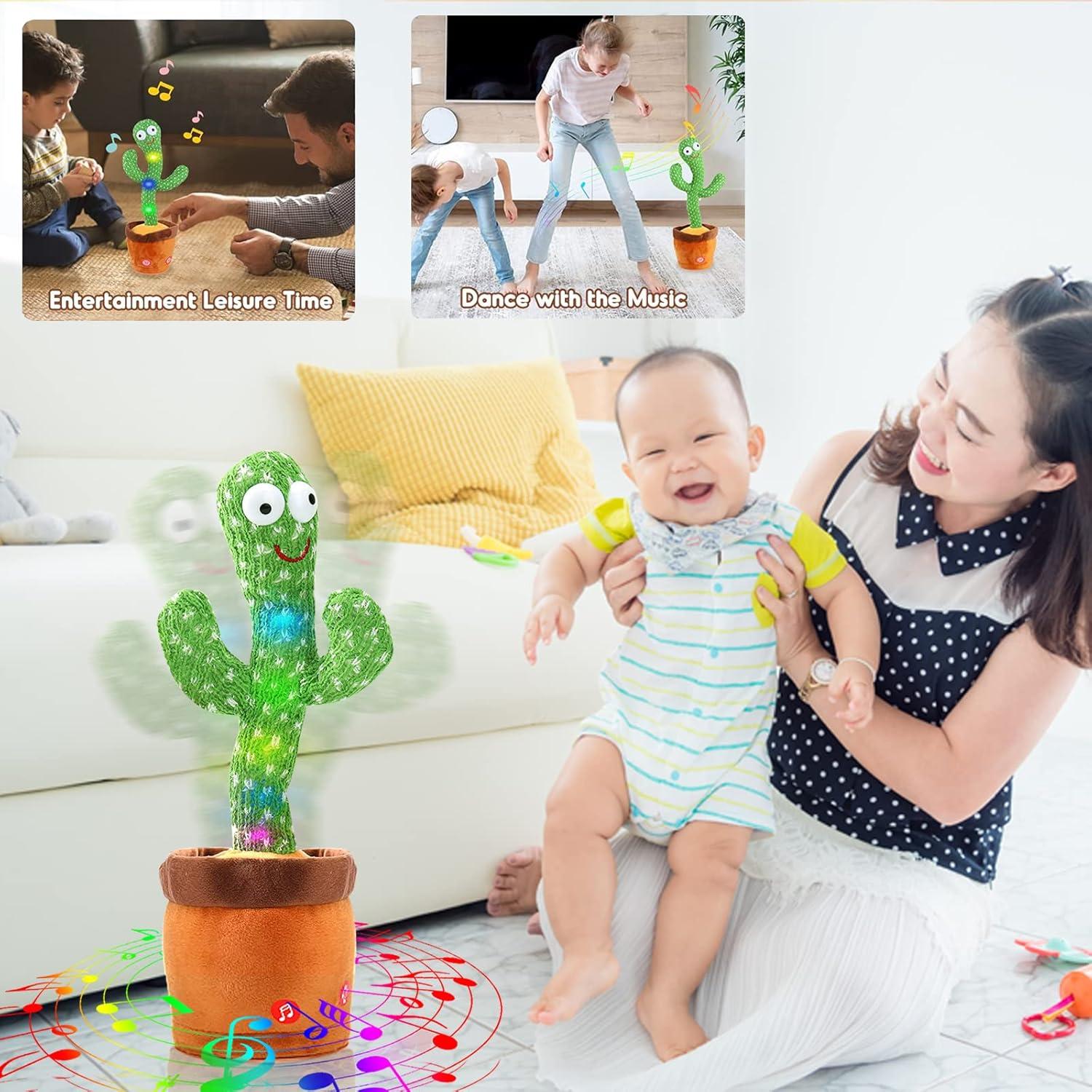 Juguete Cactus Hablante VAIZIQ con 120 Canciones y Luz LED