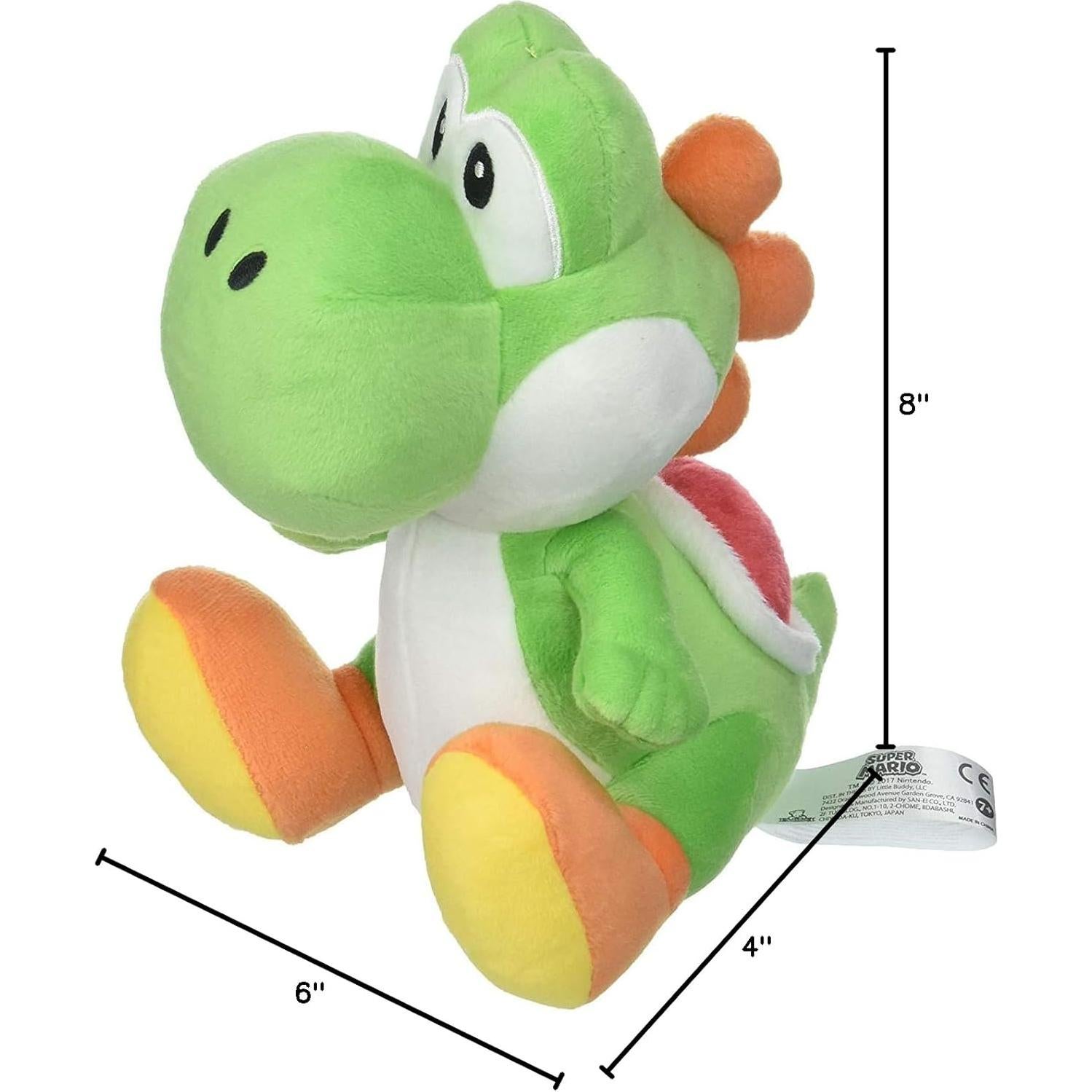 Peluche Yoshi Super Mario 1416 Multicolor 20 cm