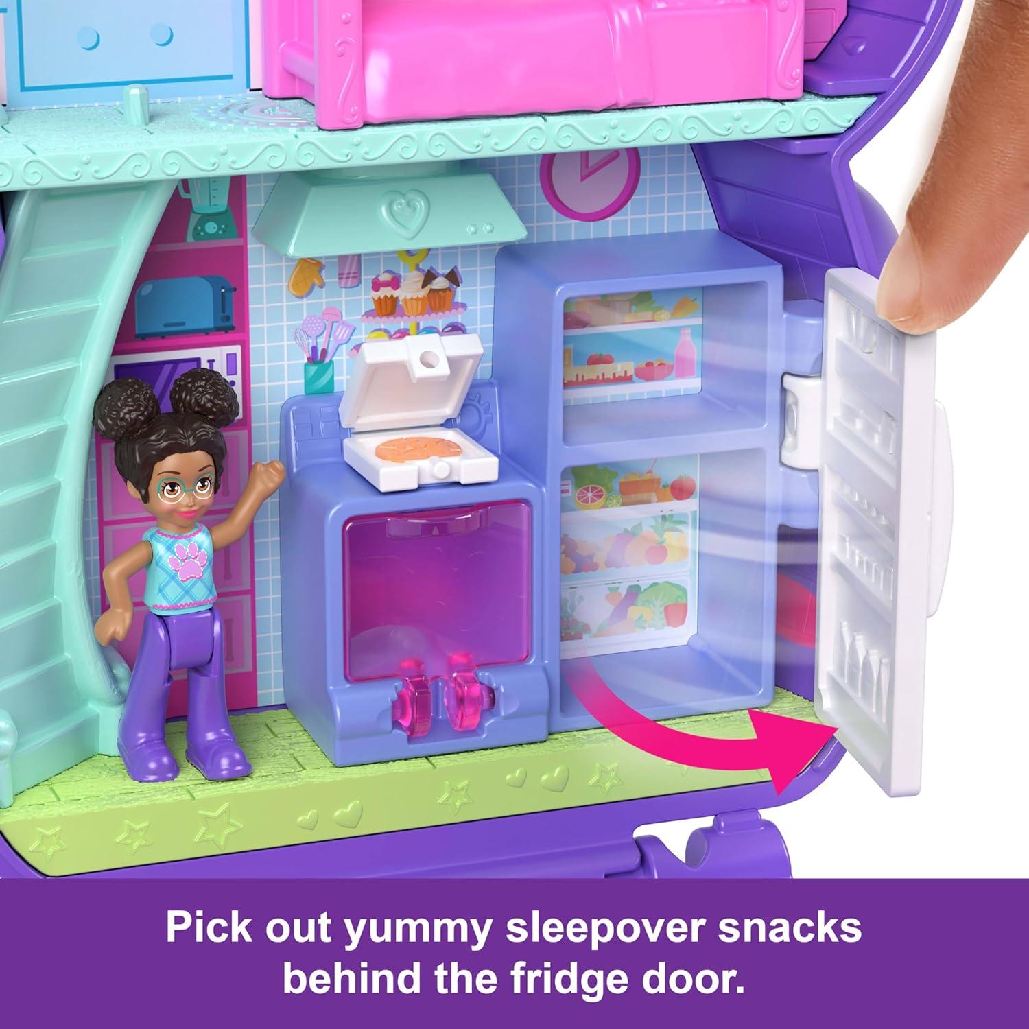 Muñecas Polly Pocket Compacto Perrito Fiesta Sueño con Accesorios