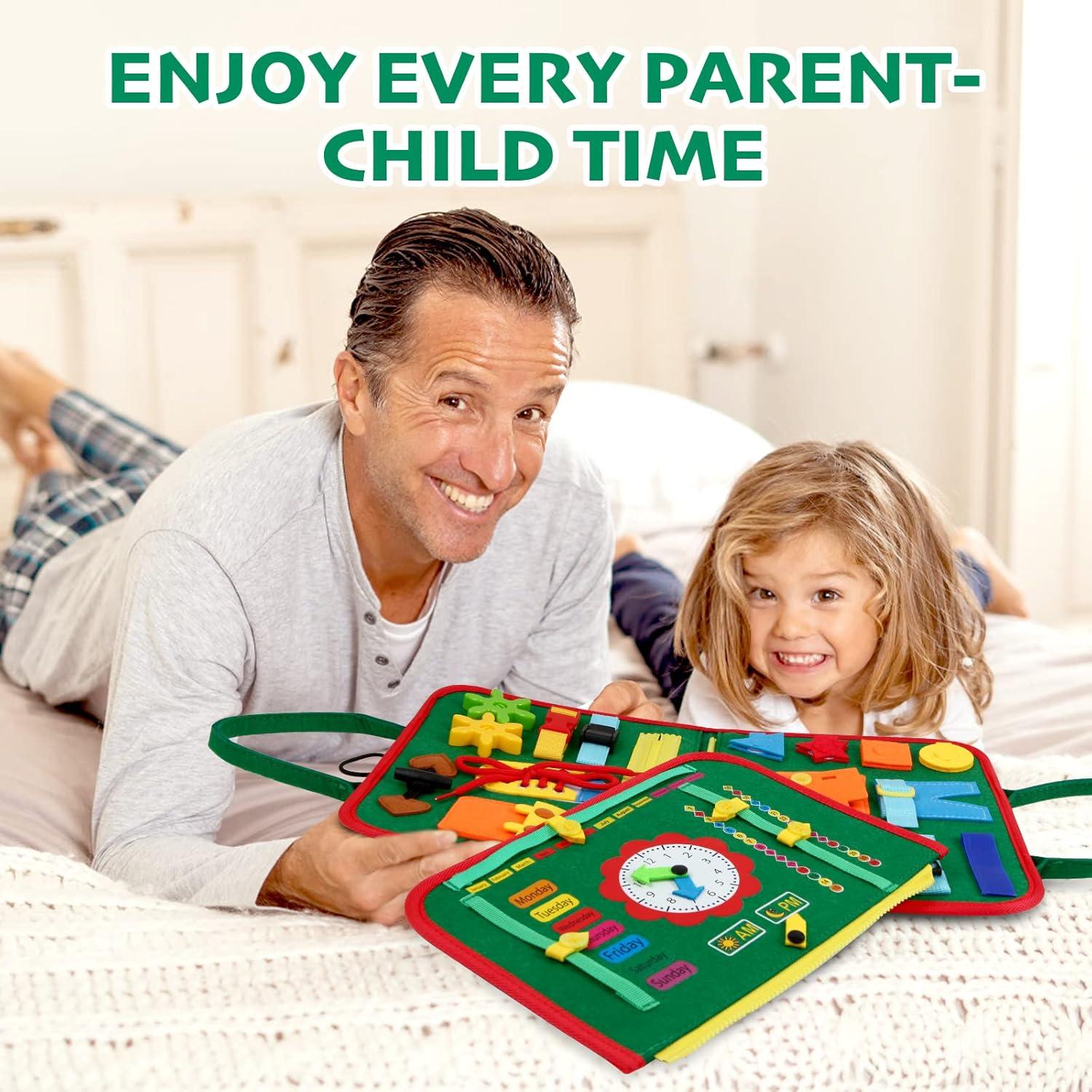 Tablero Ocupado Montessori Hooku 28.5x23.4 cm para Niños 1-3 Años