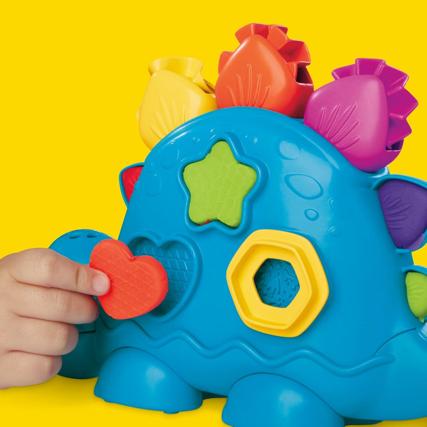 Juego de Formas y Colores Play-Doh Dino con 11 Accesorios