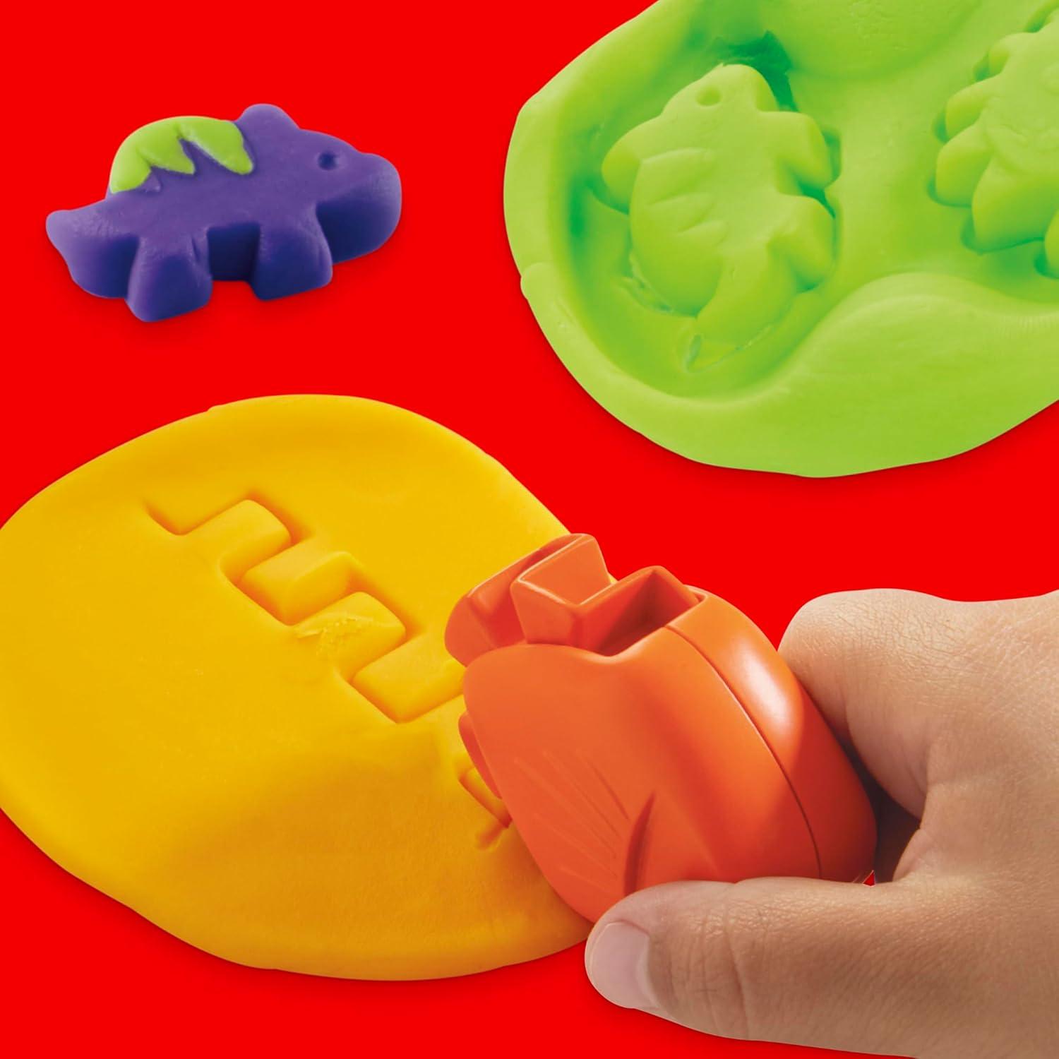 Juego de Formas y Colores Play-Doh Dino con 11 Accesorios