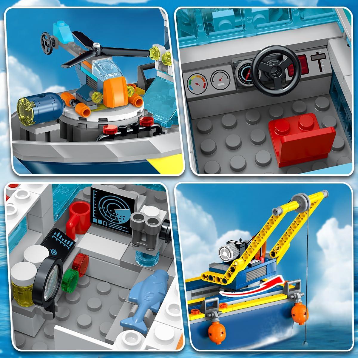 Juego de Construcción Barco Flotante HiWEEGO con Luz LED 0.86 kg