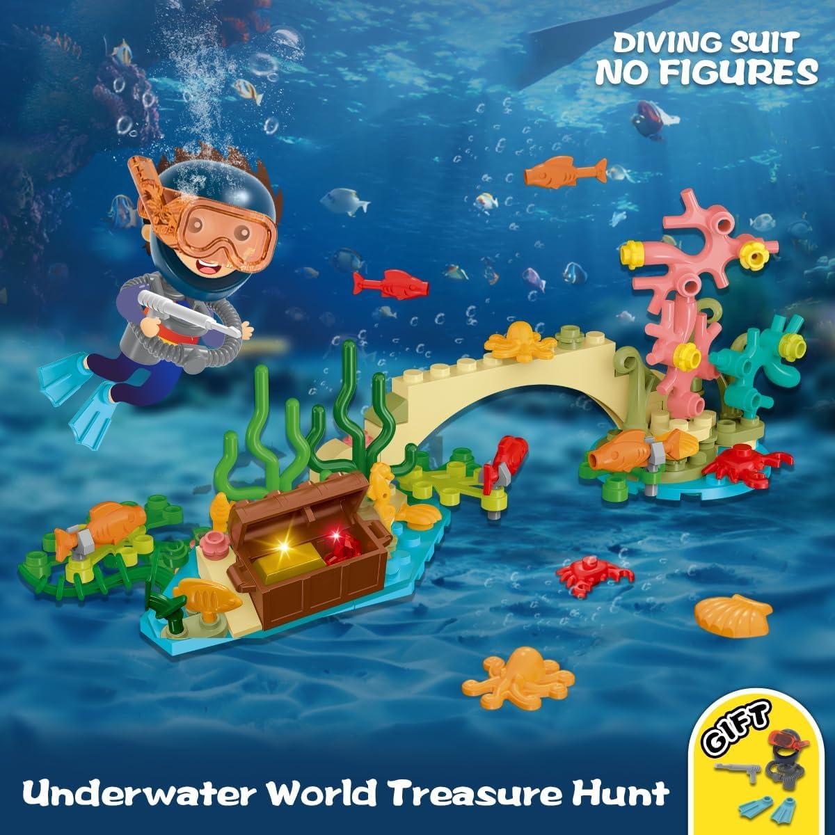 Juego de Construcción Barco Flotante HiWEEGO con Luz LED 0.86 kg