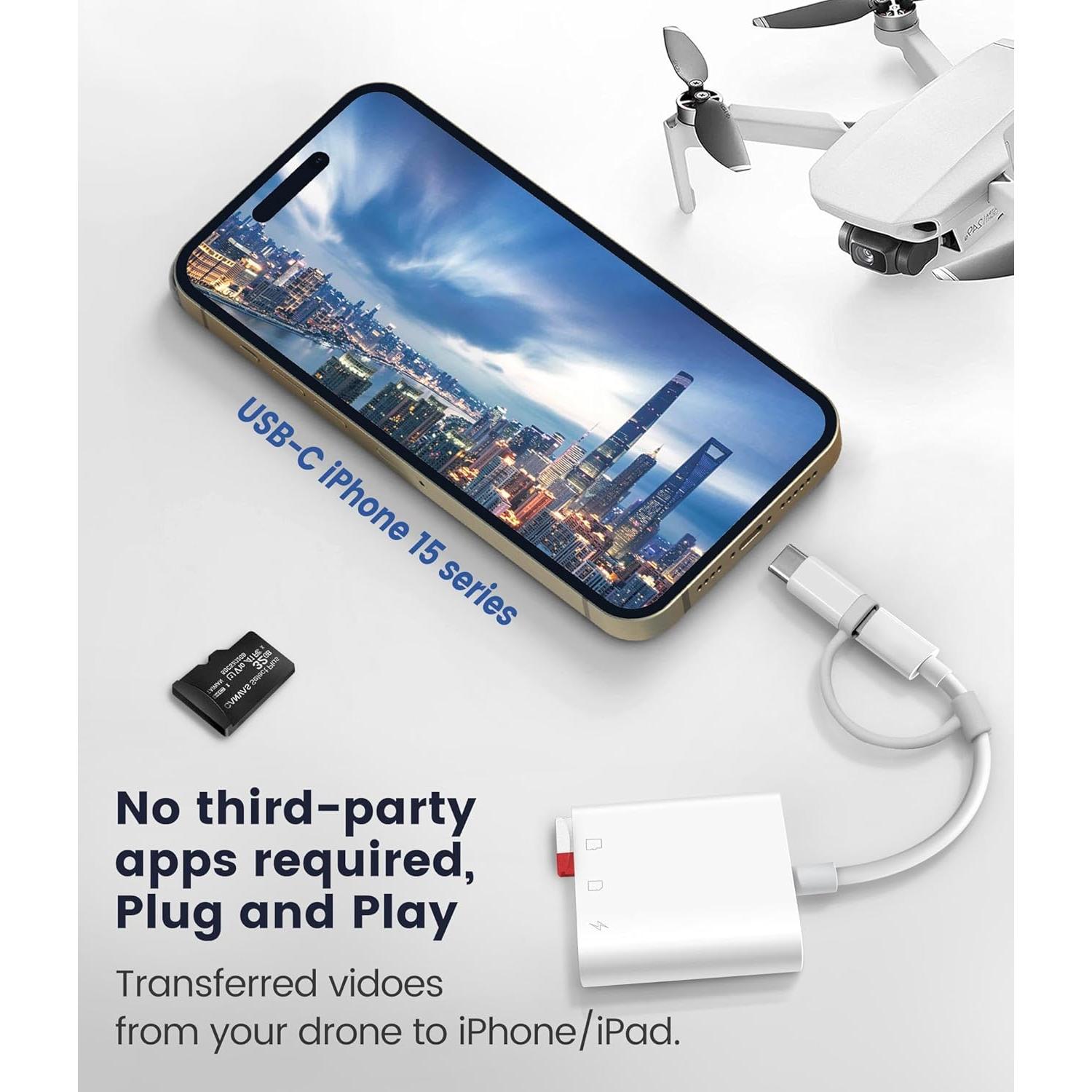 Lector de Tarjetas SD Oyuiasle WDL-014 Doble Ranura USB-C