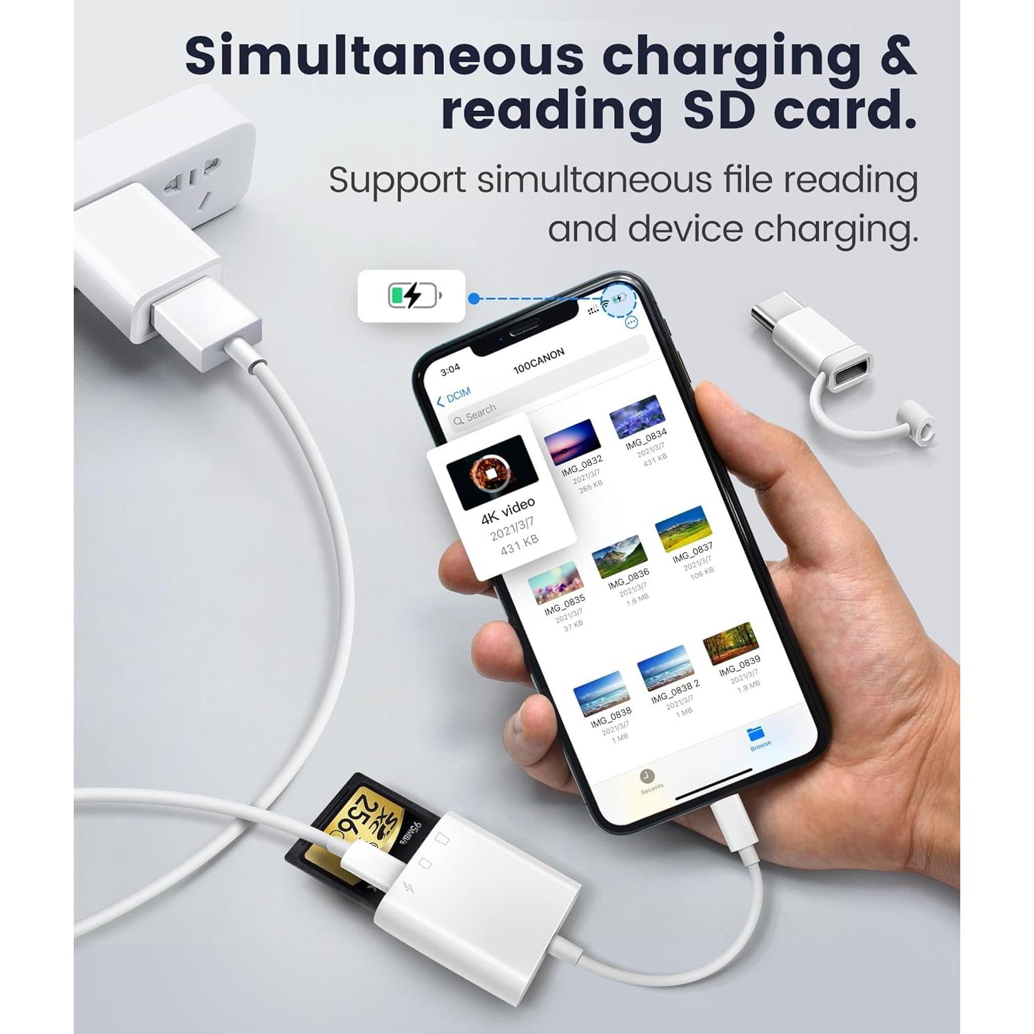 Lector de Tarjetas SD Oyuiasle WDL-014 Doble Ranura USB-C