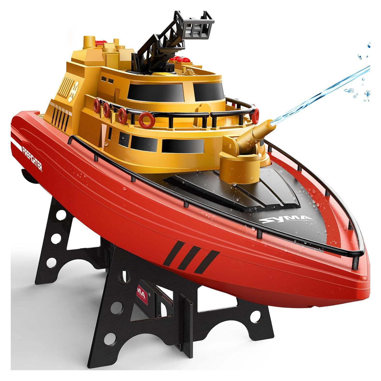 Barco de Control Remoto SYMA Q14 Bombero 40 cm 15 km/h