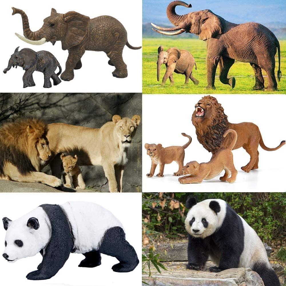 Juego de 20 Figuras de Animales Safari Kimicare - Realistas y Seguros