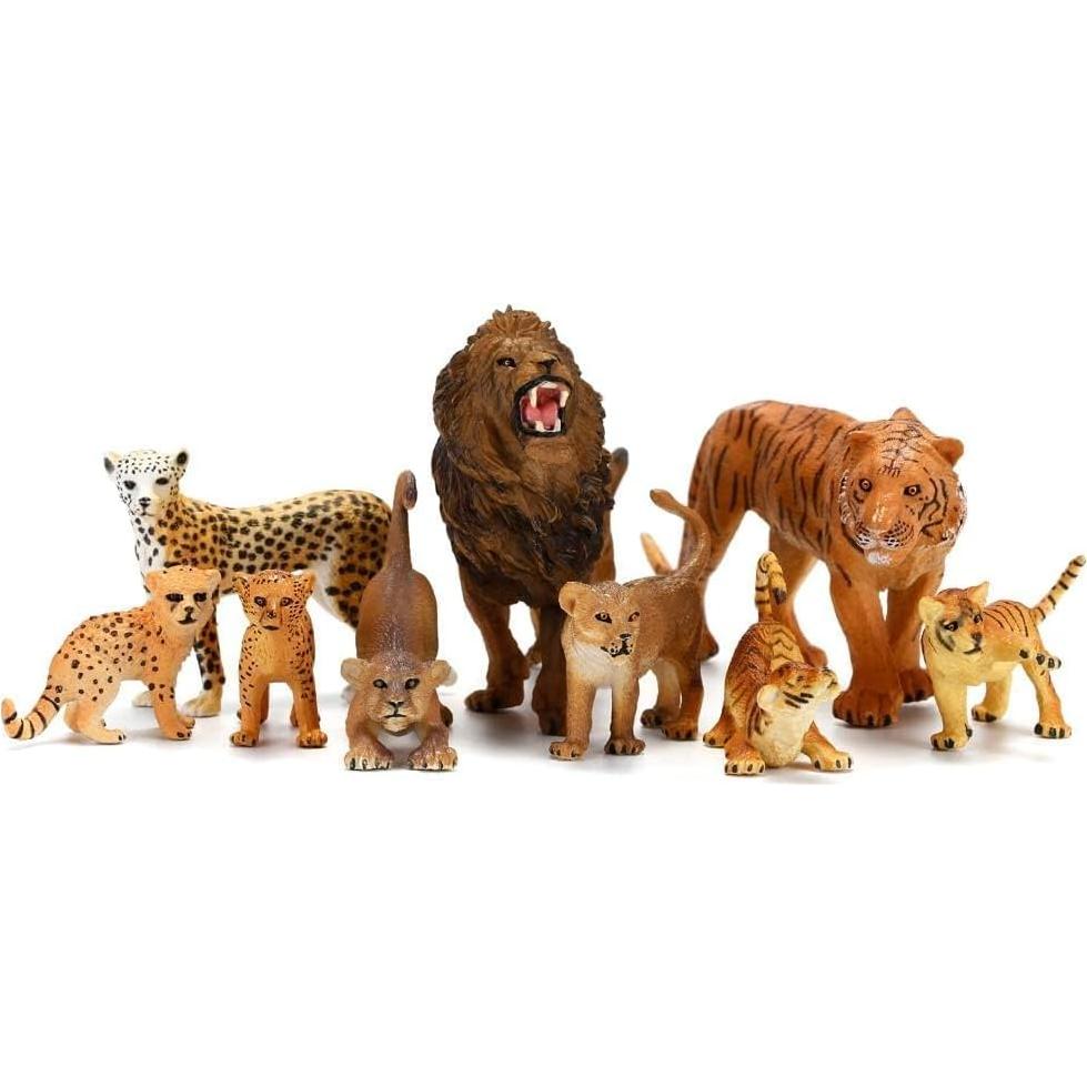 Juego de 20 Figuras de Animales Safari Kimicare - Realistas y Seguros