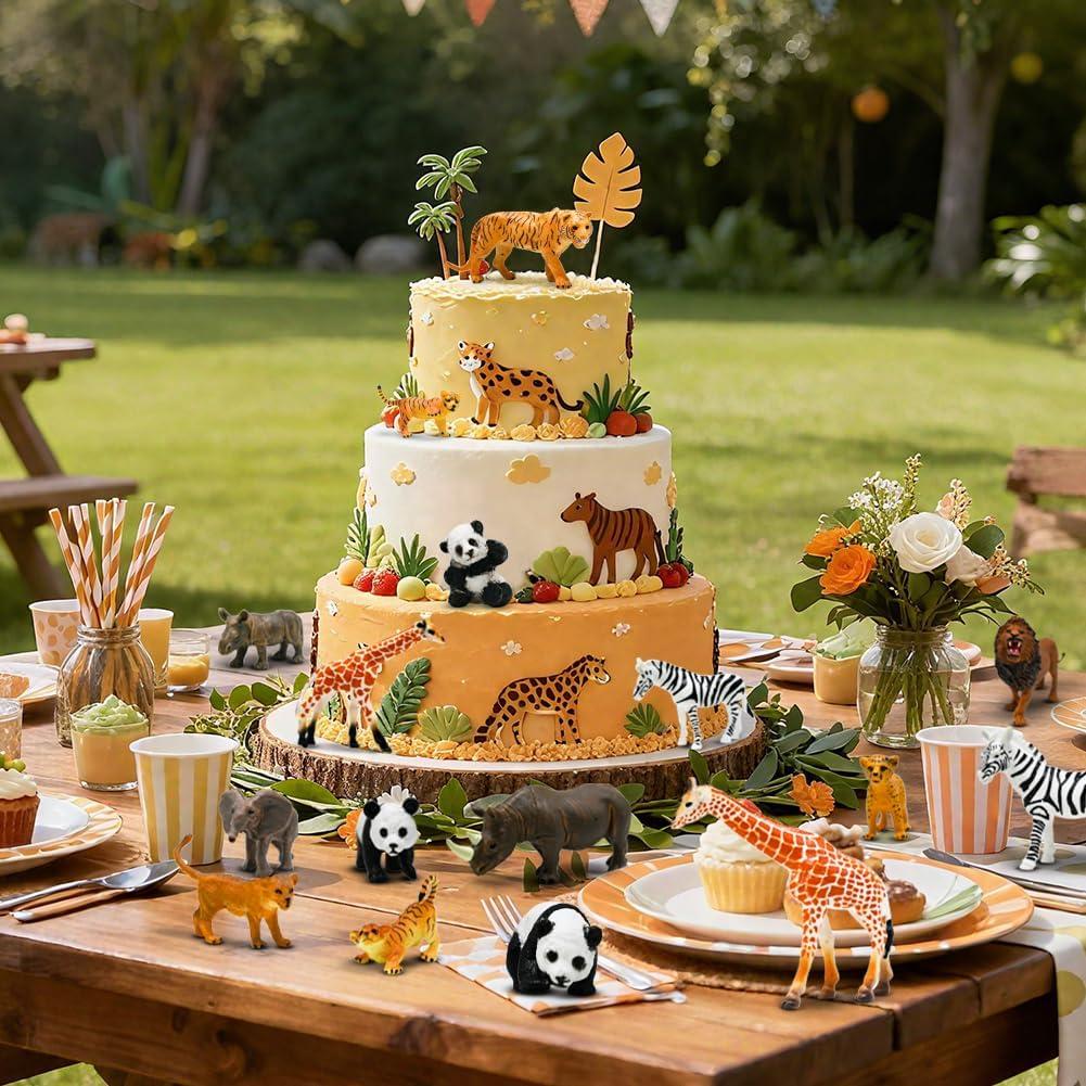 Juego de 20 Figuras de Animales Safari Kimicare - Realistas y Seguros