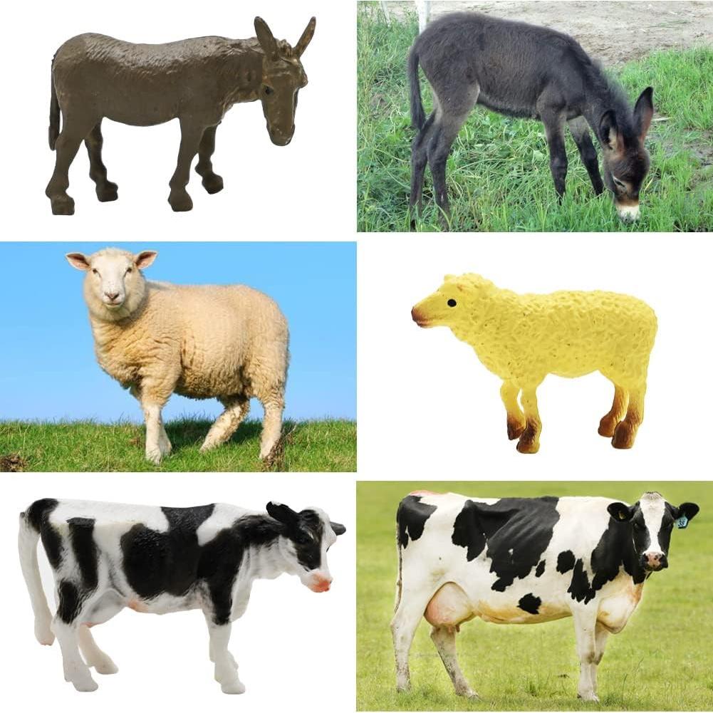 Juego de Granja WODMAZ 40 Piezas con Animales y Tractor