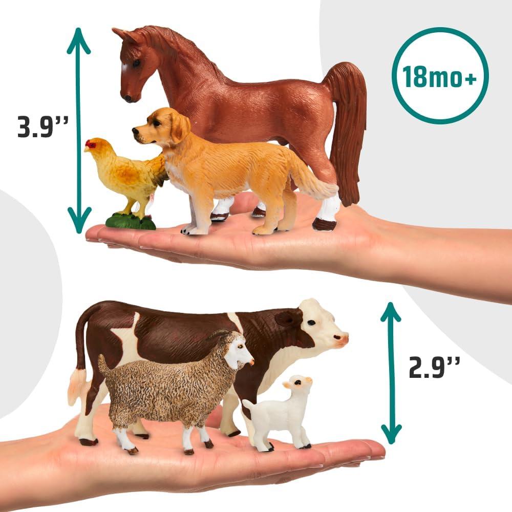 Juguetes Educativos Animales de Granja Narratoys 6 Figuras