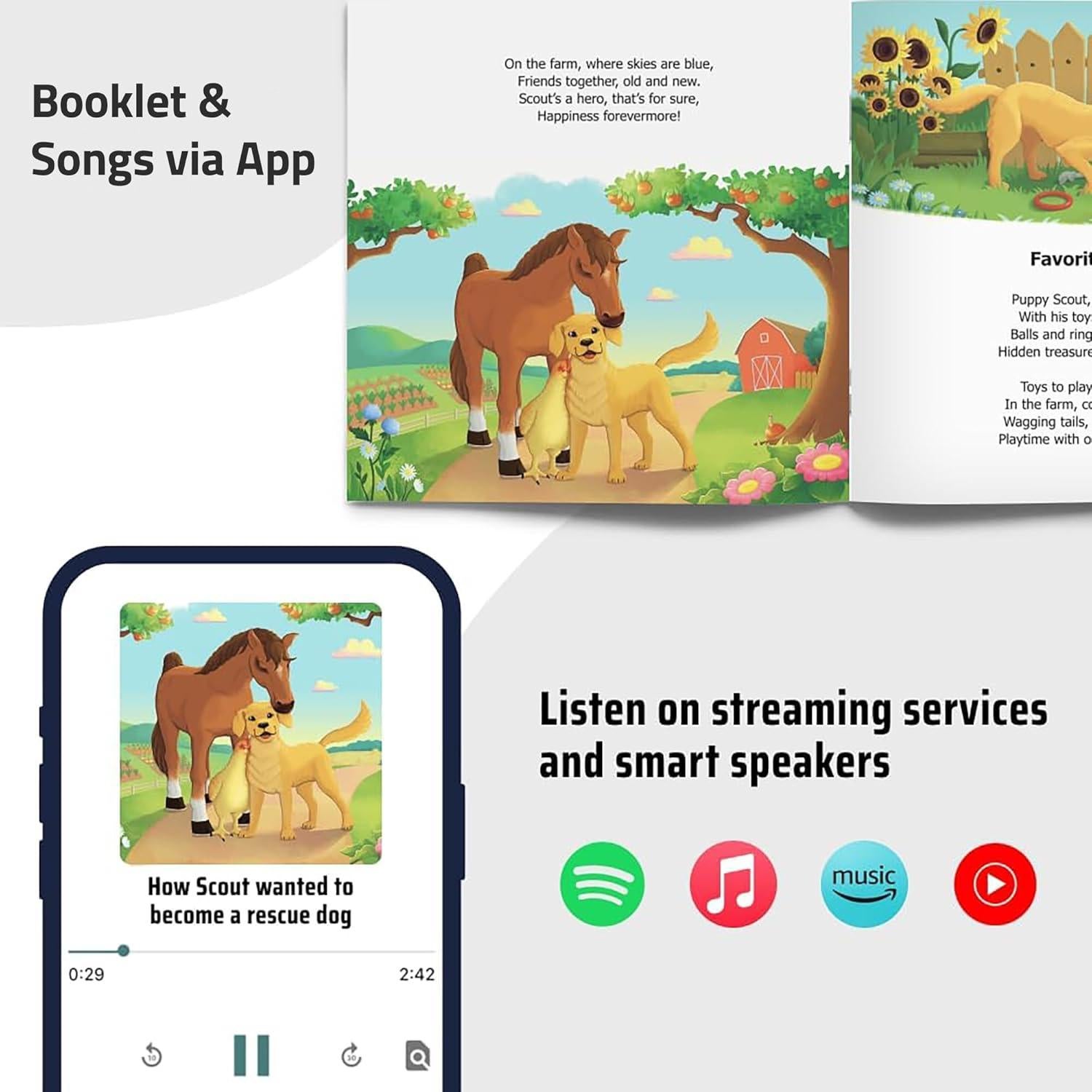 Juguetes Educativos Animales de Granja Narratoys 6 Figuras