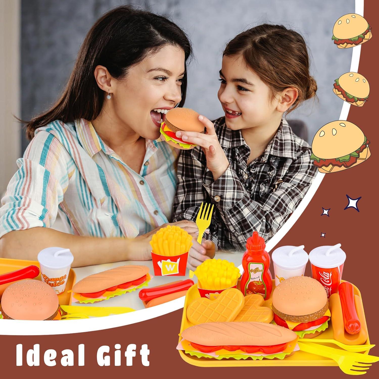 Juego de Comida Rápida Fegalop 12 Piezas para Niños