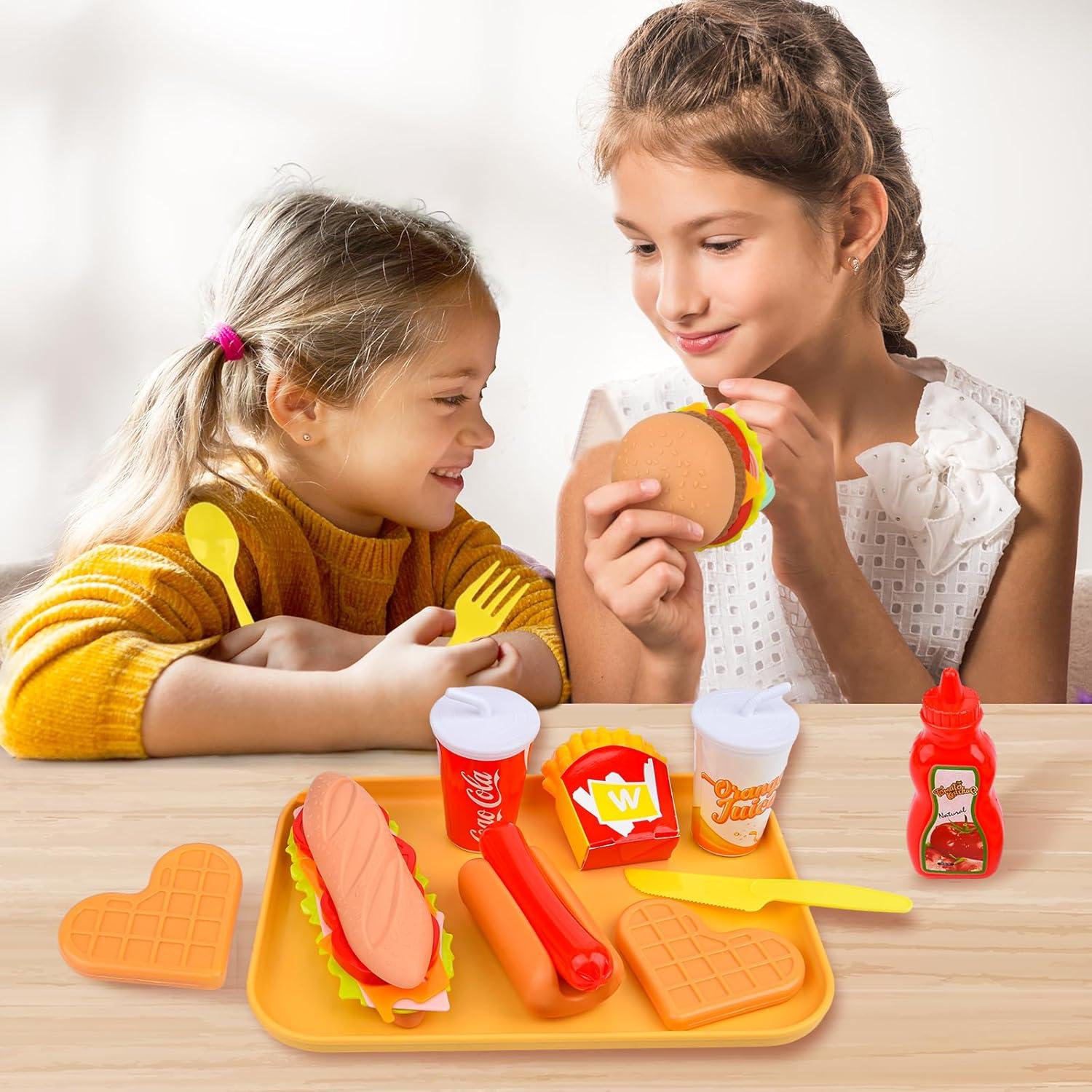 Juego de Comida Rápida Fegalop 12 Piezas para Niños