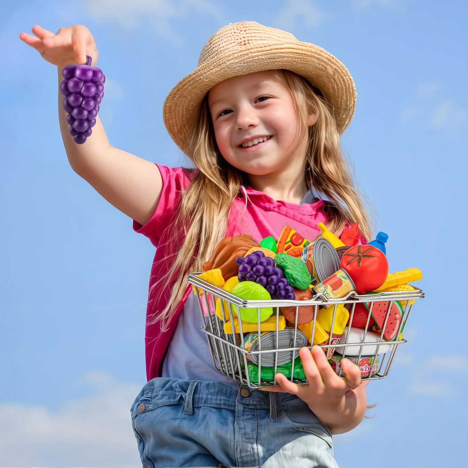 Juego de Comida de Juguete 55 Piezas TikOnsYol