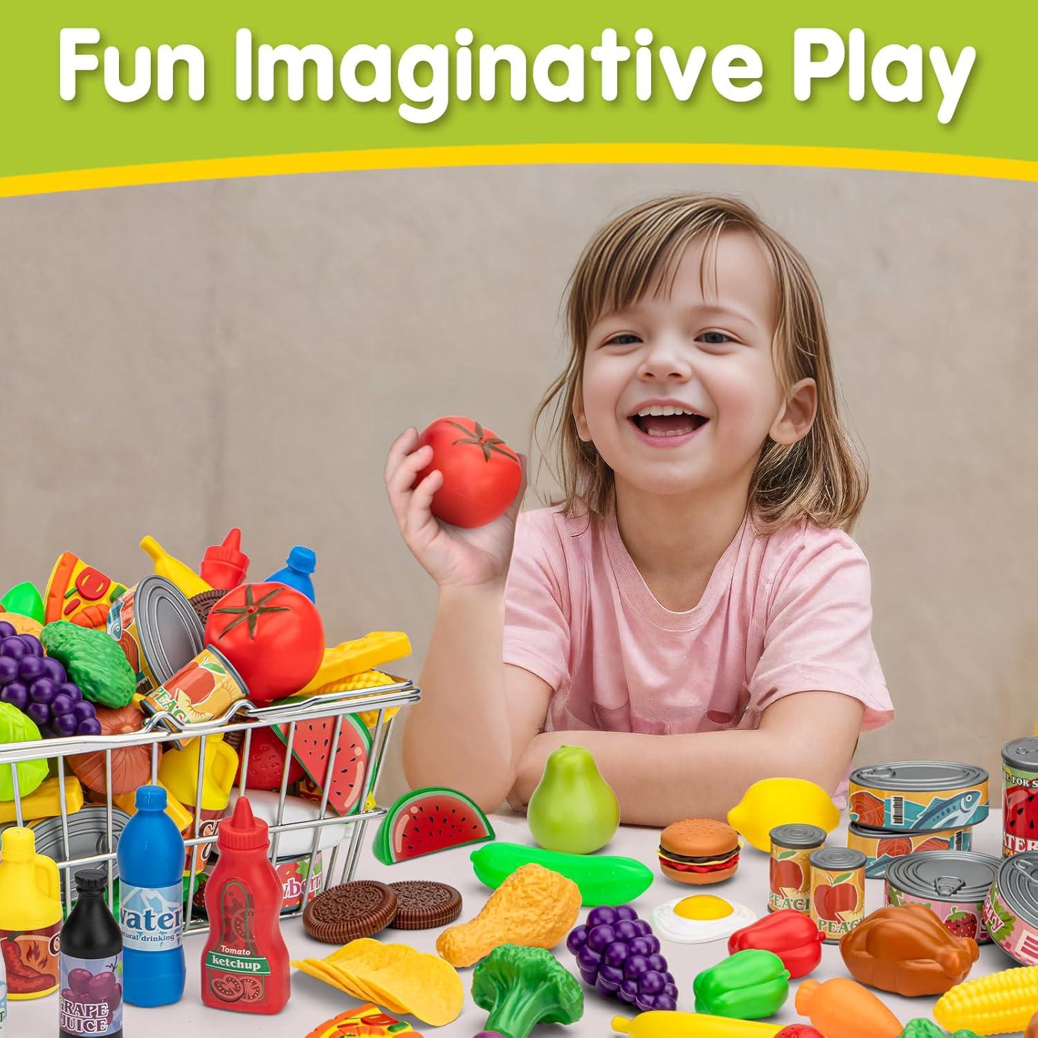 Juego de Comida de Juguete 55 Piezas TikOnsYol