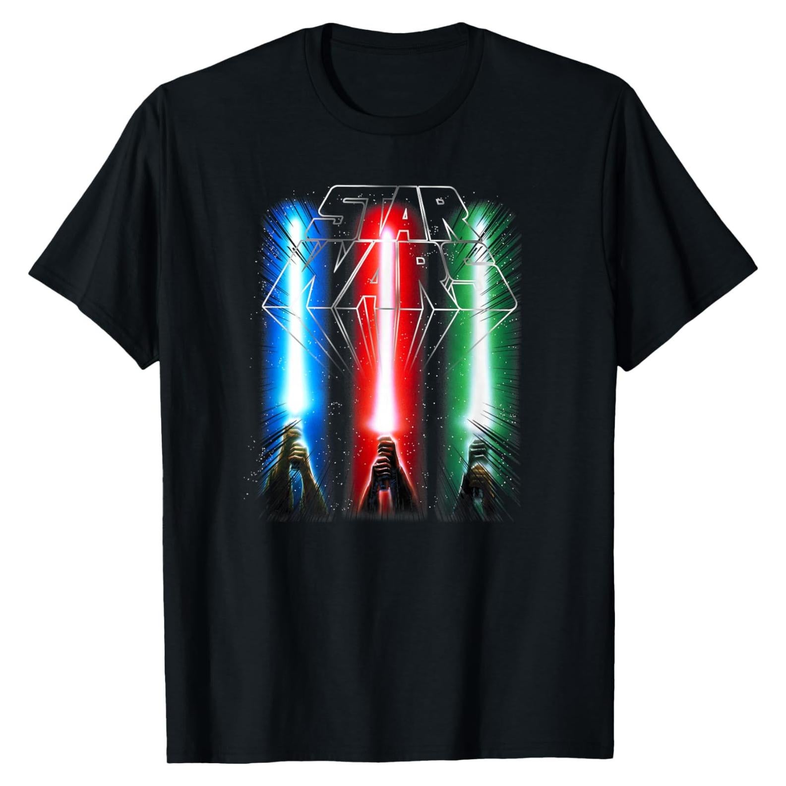 Camiseta Clásica Star Wars Logo Fuerza Jedi Hombre Mujer