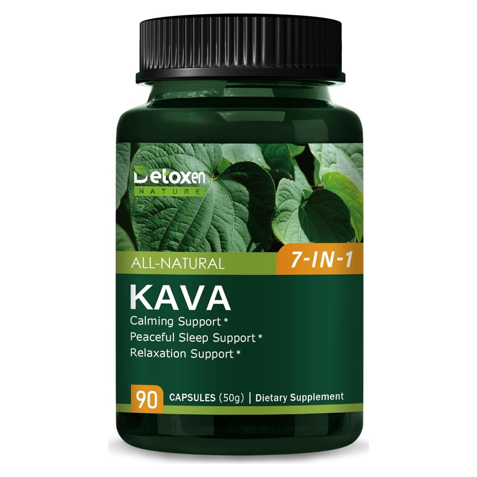 Cápsulas de Kava Kava DetoxenNATURE 90 Unidades - Sueño y Calma