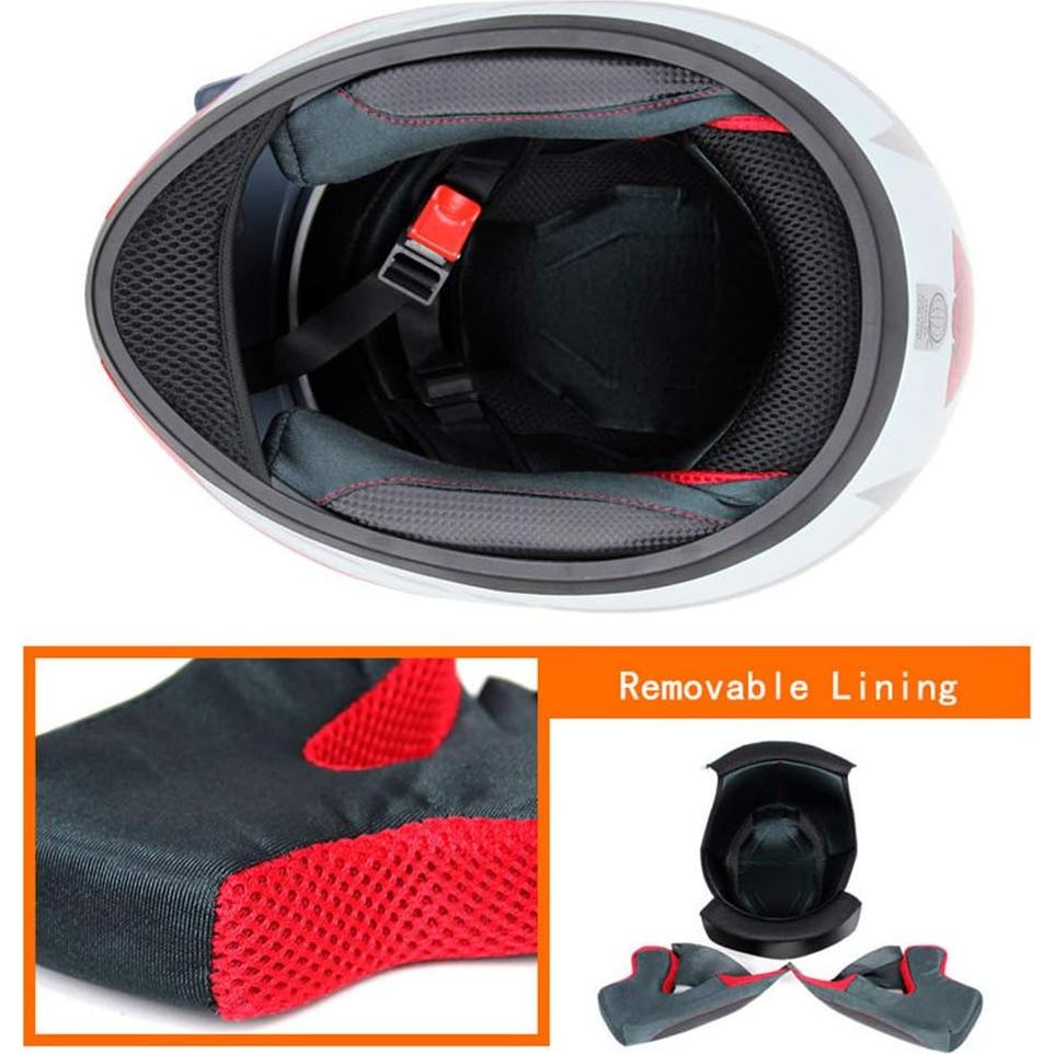 Casco Motocicleta Wangbadan Gato Personalizado 57-62 cm