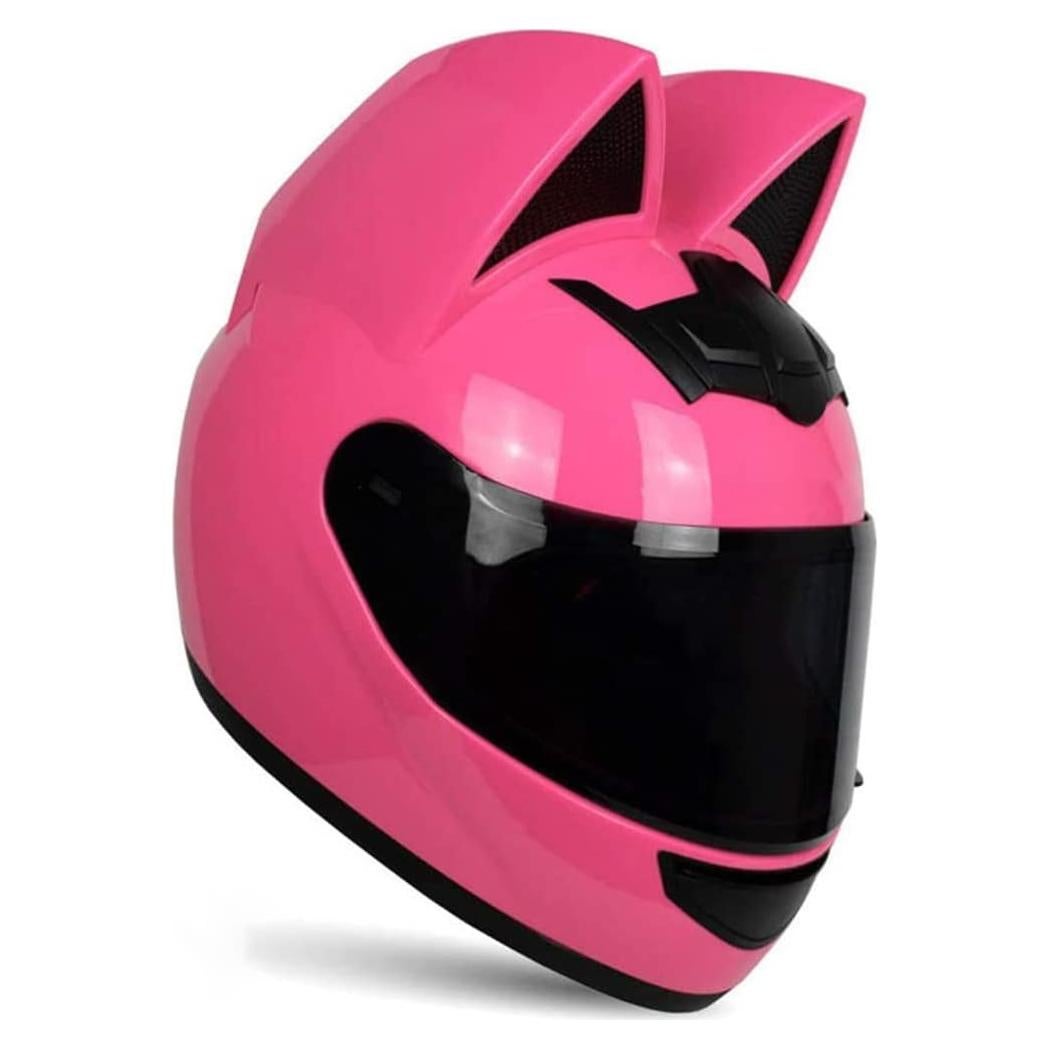 Casco de Motocicleta Wangbadan con Orejas de Gato 57-62 cm