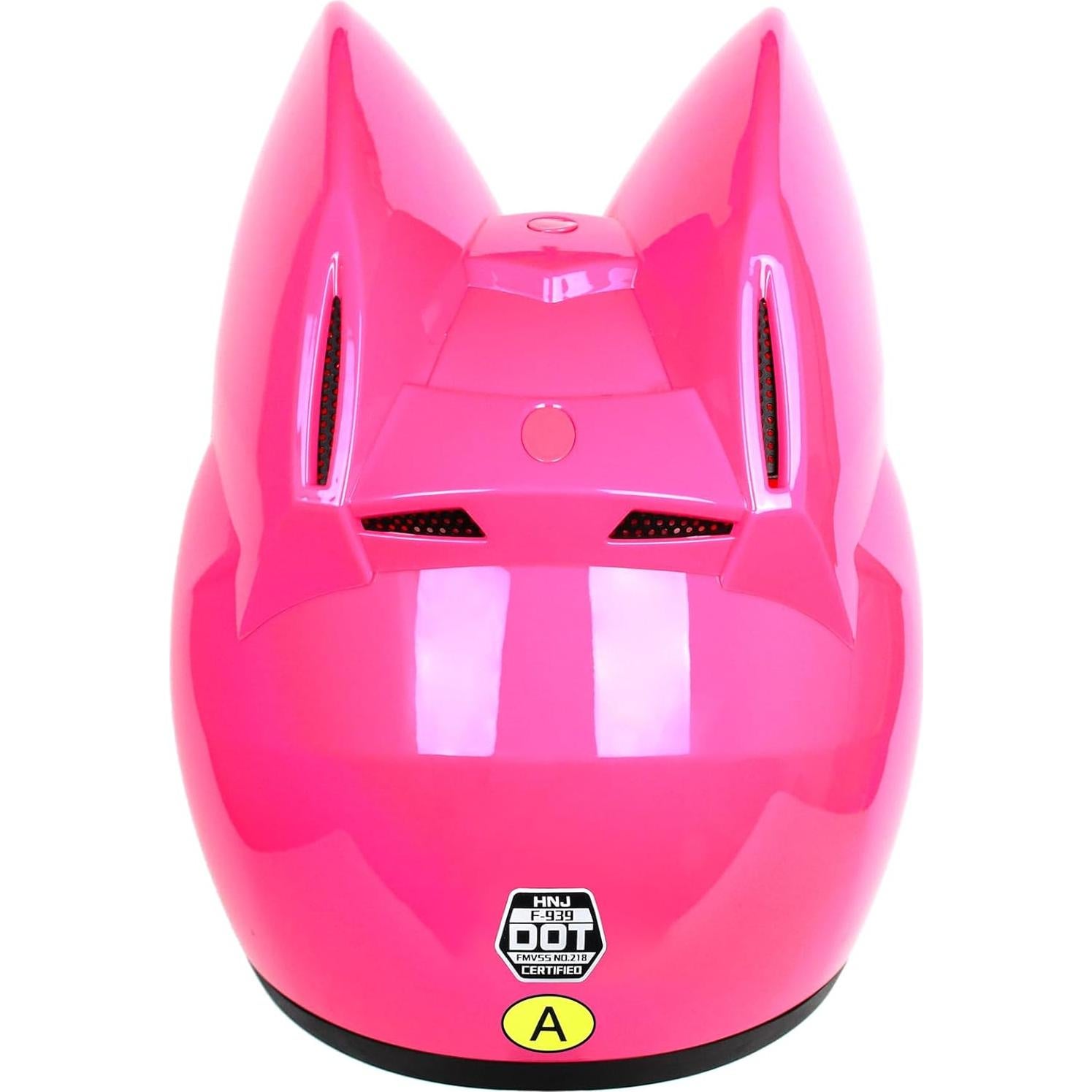 Casco de Motocicleta Wangbadan con Orejas de Gato 57-62 cm