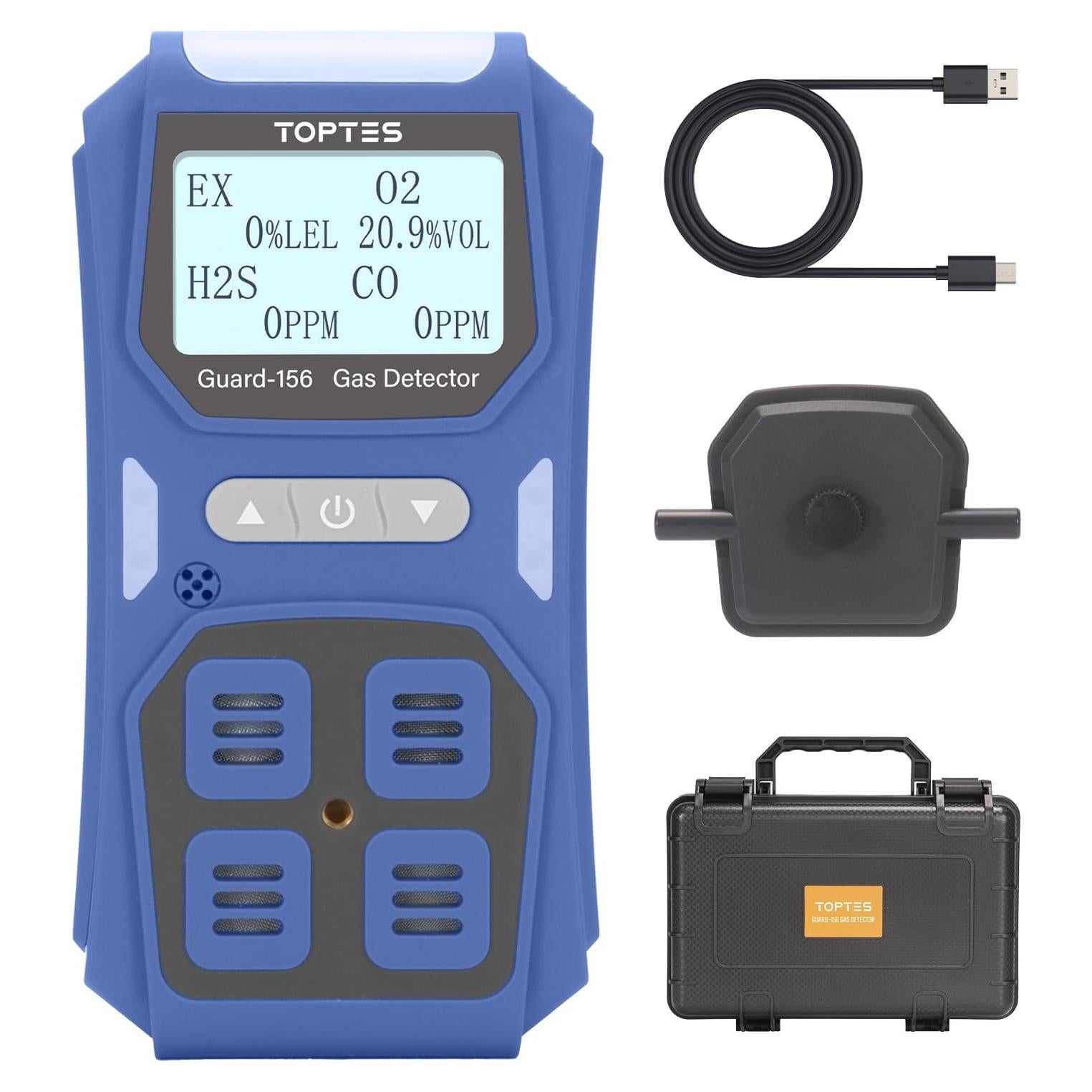 Detector de Gas Guard-156 4 en 1 H2S CO LEL O2 - Seguridad