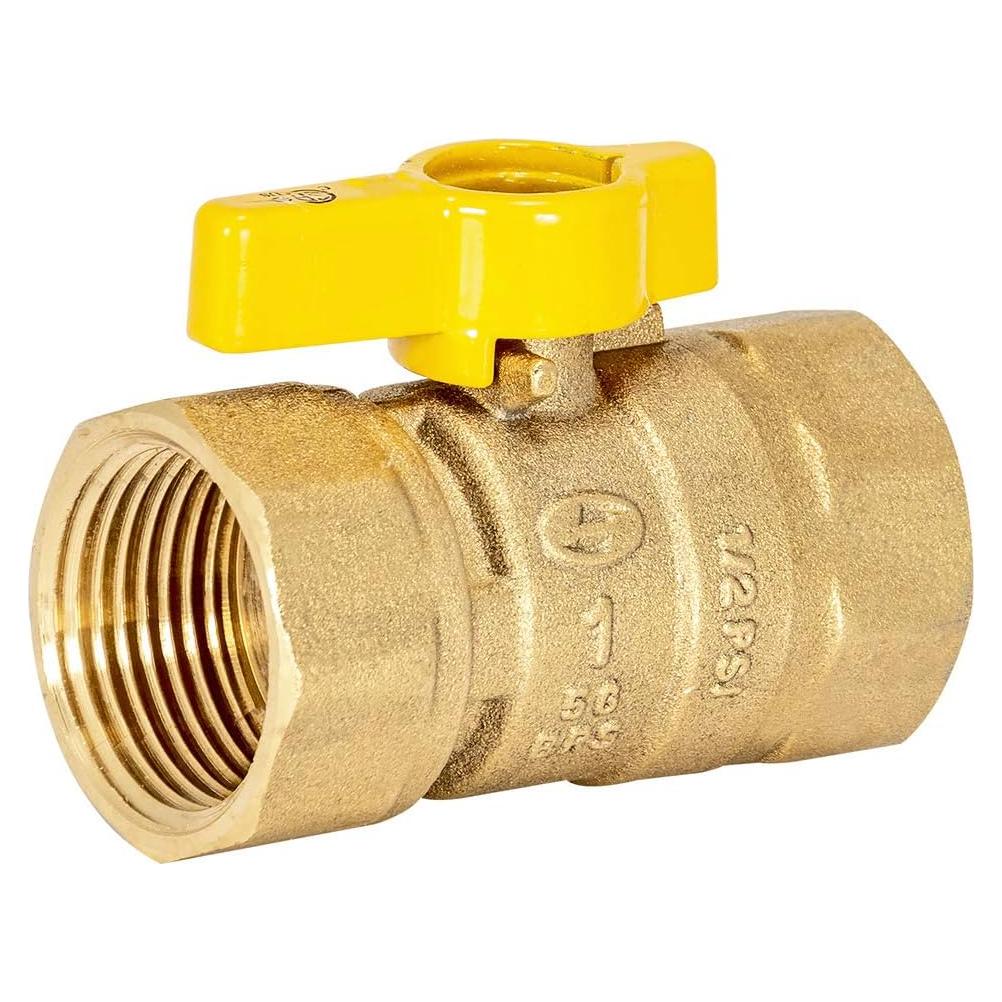 Válvula de bola de gas Eastman 1" FIP latón 60013