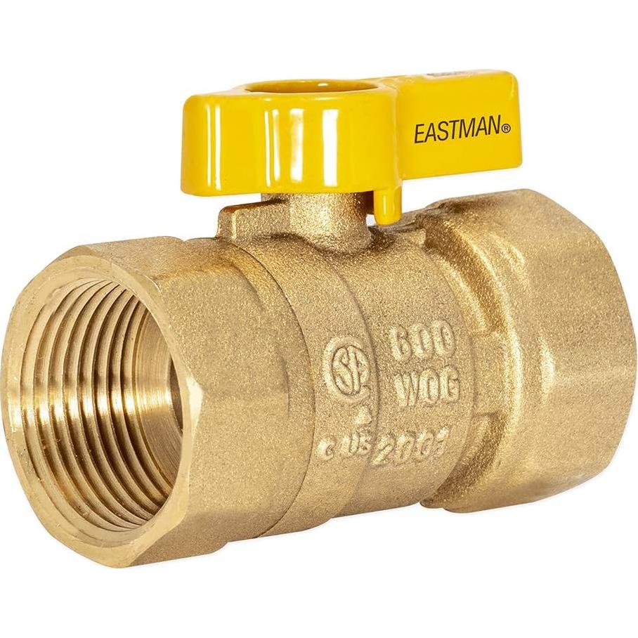 Válvula de bola de gas Eastman 1" FIP latón 60013
