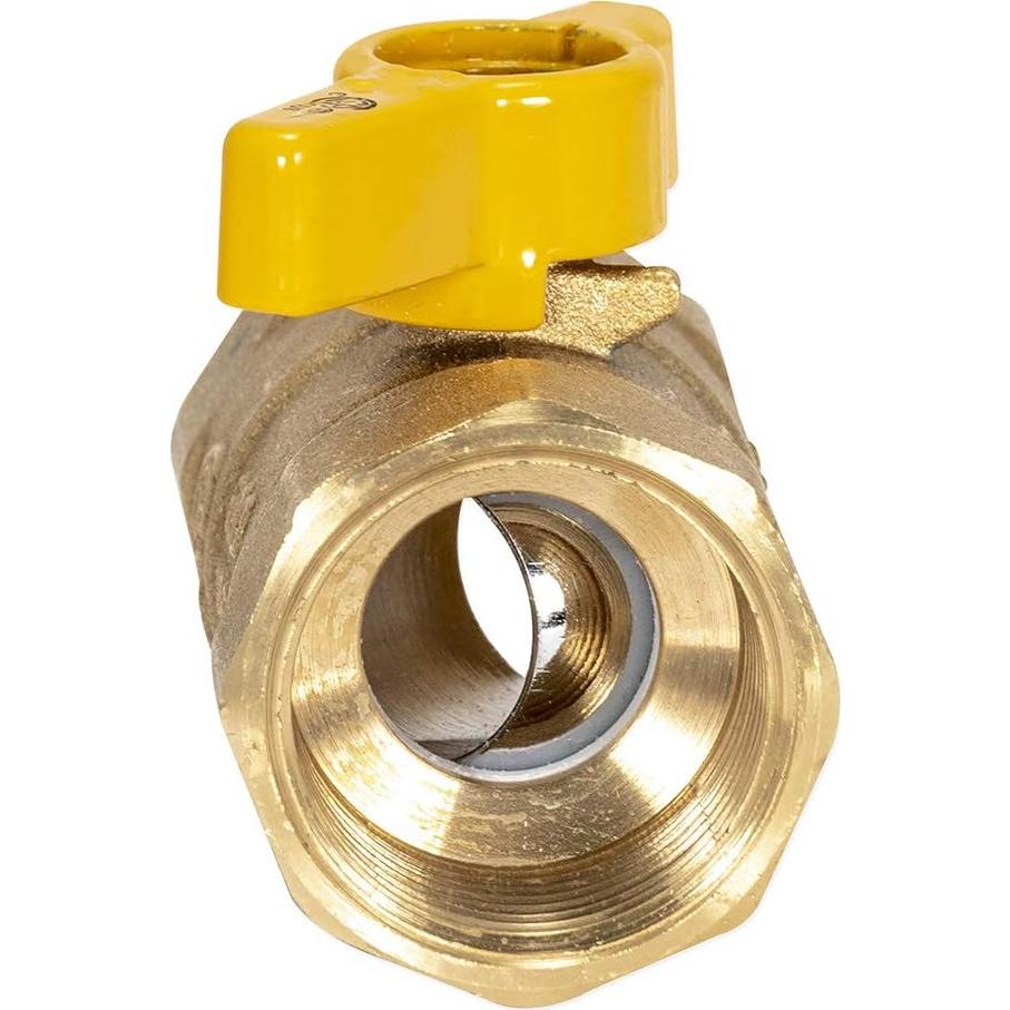 Válvula de bola de gas Eastman 1" FIP latón 60013