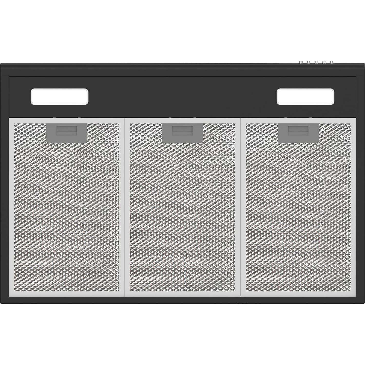 Campana Extractora CIARRA 30" Negra Bajo Gabinete 3 Velocidades