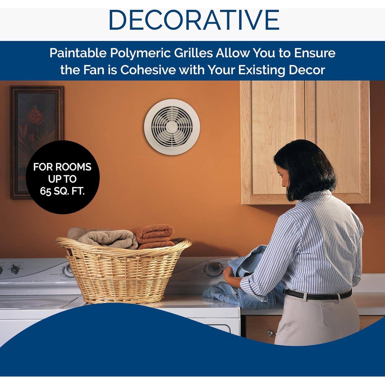 Ventilador de Ventilación Broan-NuTone 509S 200 CFM Pared