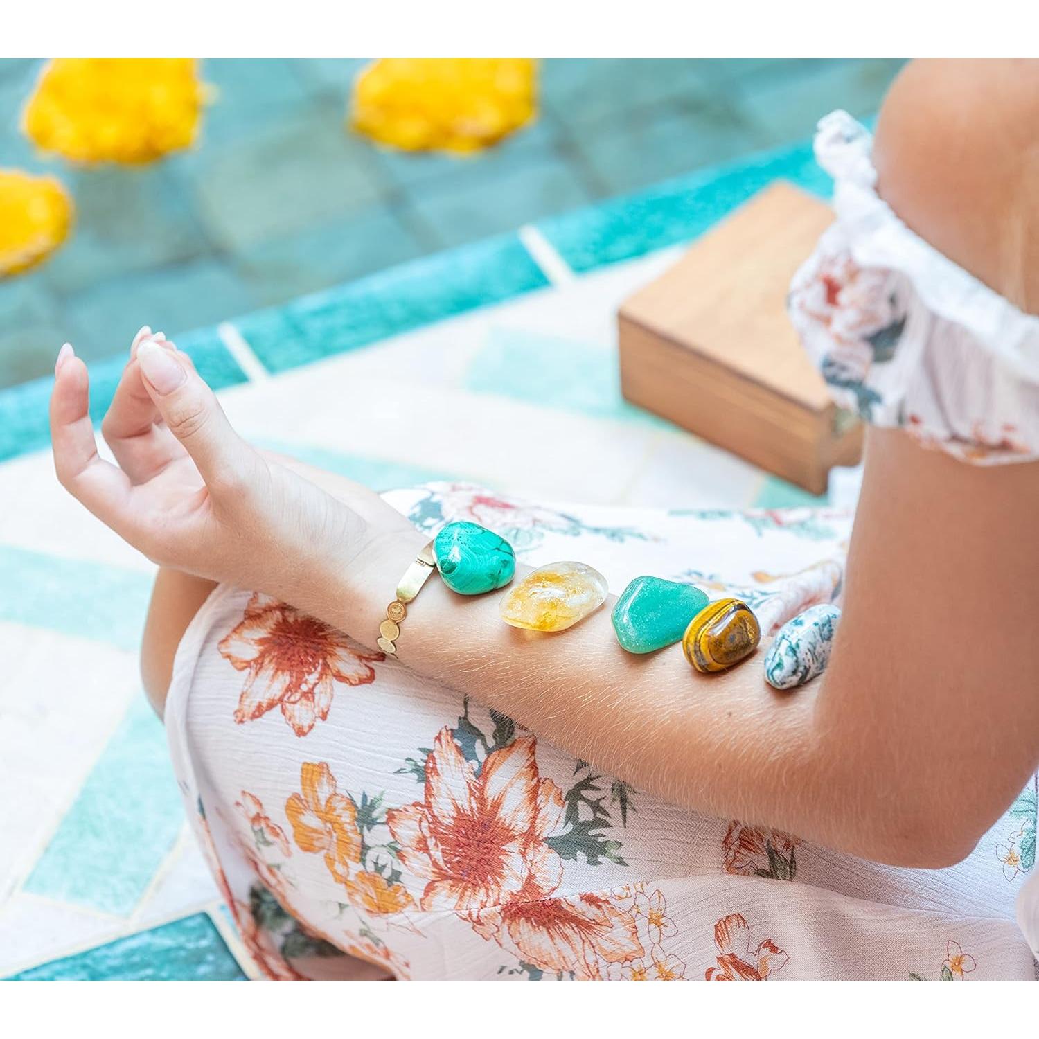 Set de Cristales Sanadores Abundancia y Prosperidad - Crystalya