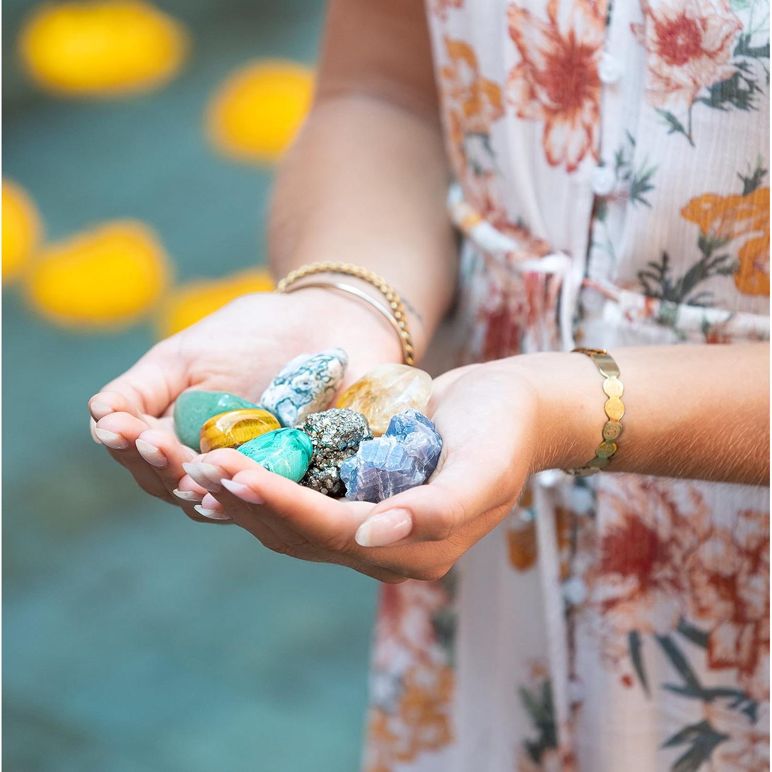 Set de Cristales Sanadores Abundancia y Prosperidad - Crystalya