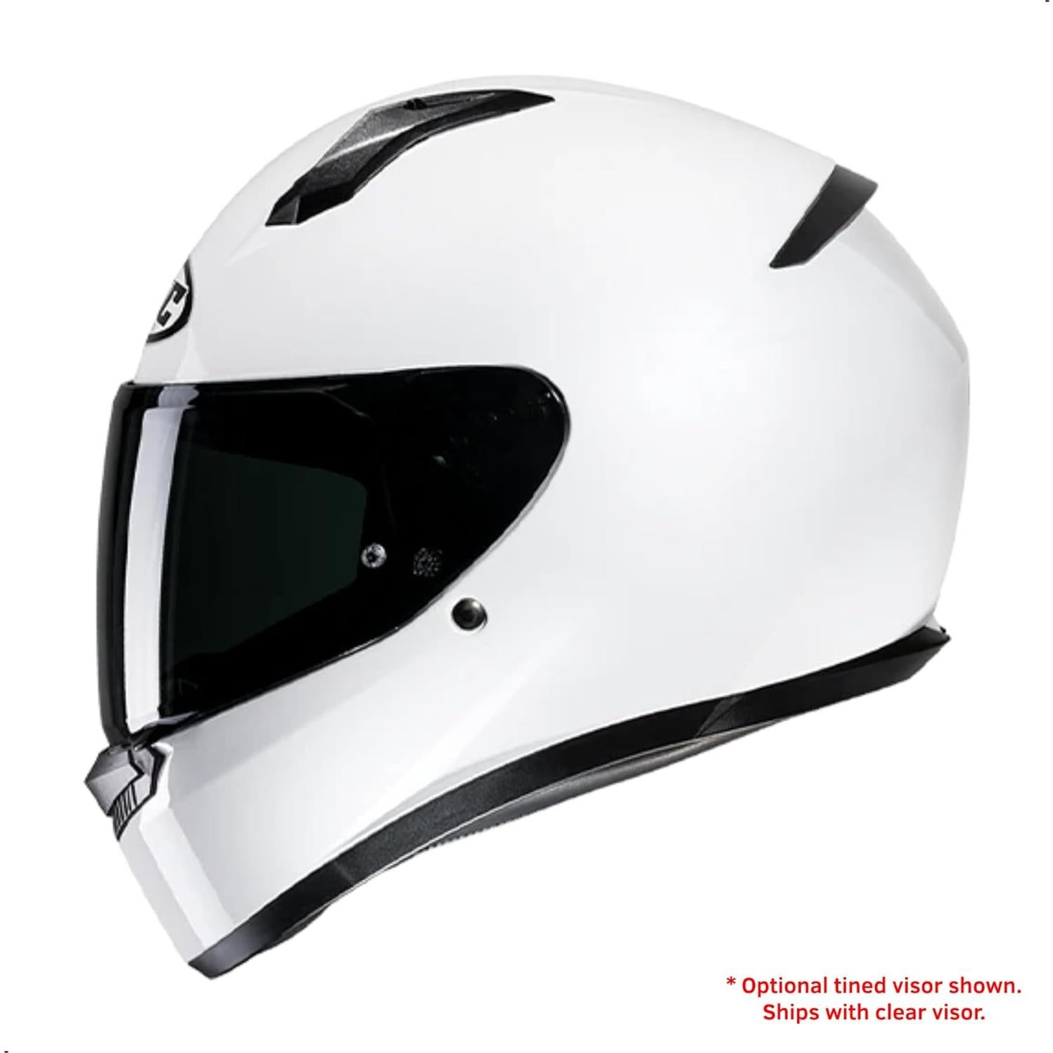 Casco Integral HJC C10 Blanco XX-Pequeño con Ventilación