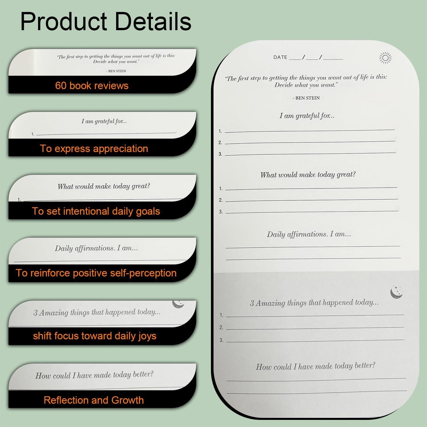 Diario de Gratitud HelaJesoMer 2025 - Planificador de Mindfulness