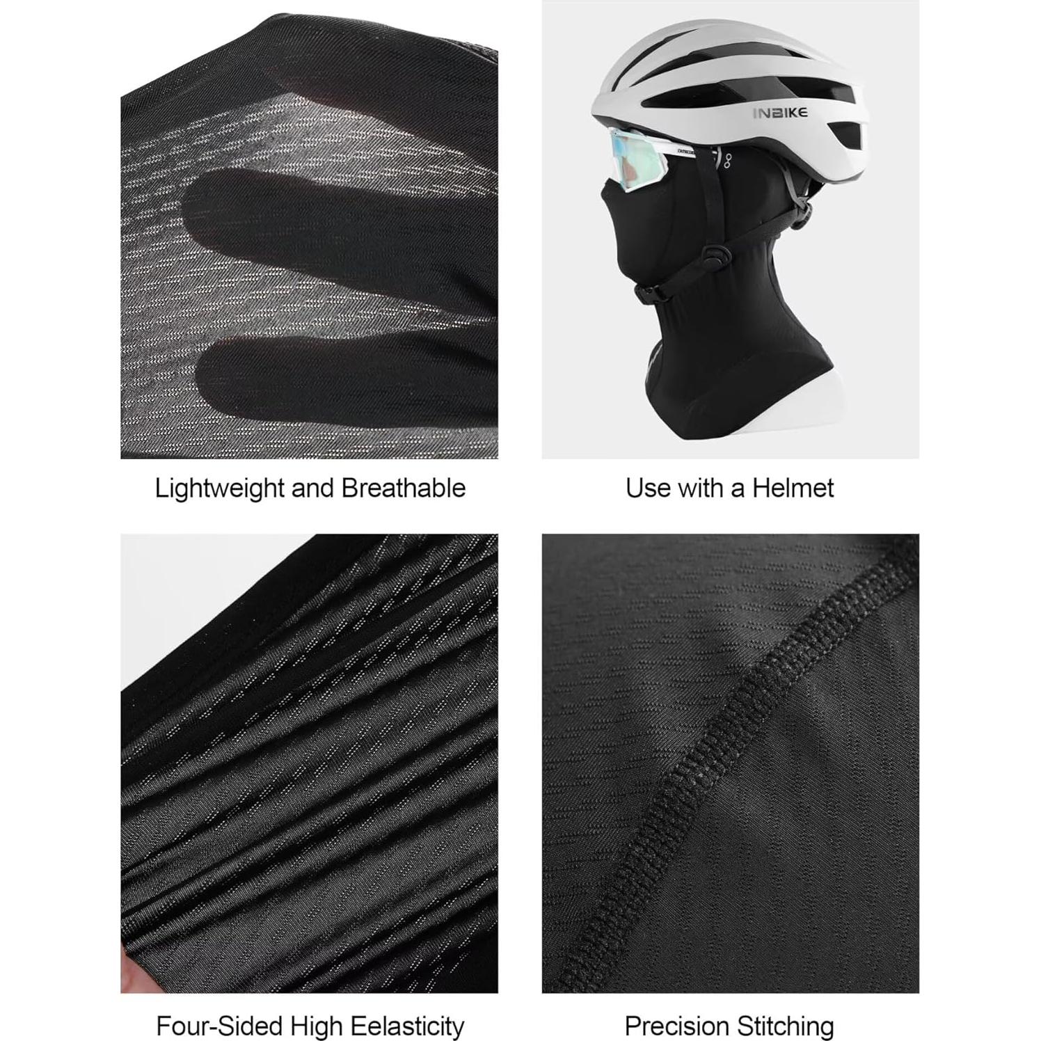 Mascarilla Balaclava INBIKE UV Transpirable para Motocicleta