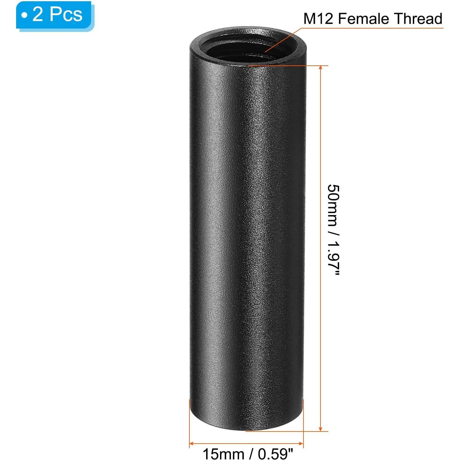 Varillas de Montaje de Cámara PATIKIL 15mm Aluminio Negro - 2 Piezas