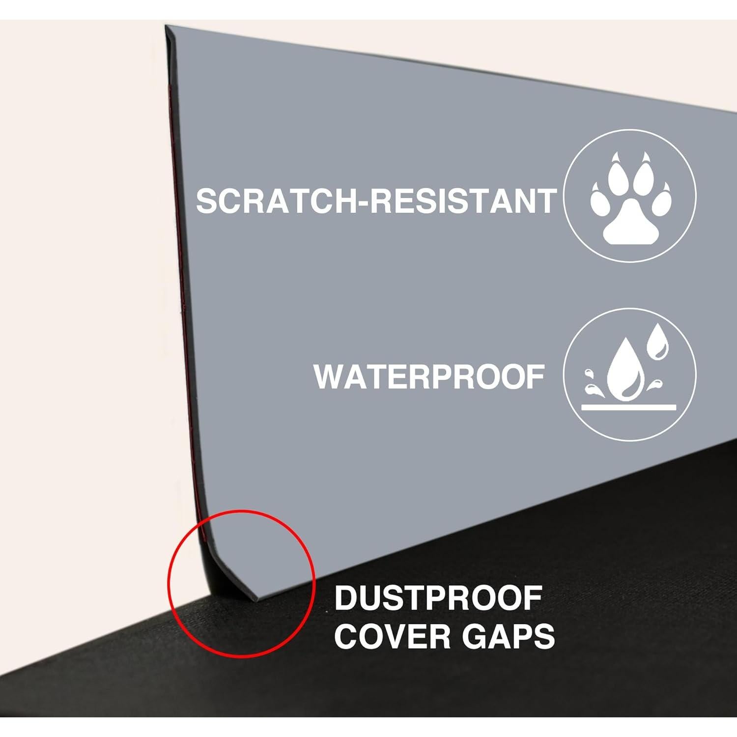 Moldura de Pared Autoadhesiva ROUIXSEN 7.62cm x 3.05m Gris