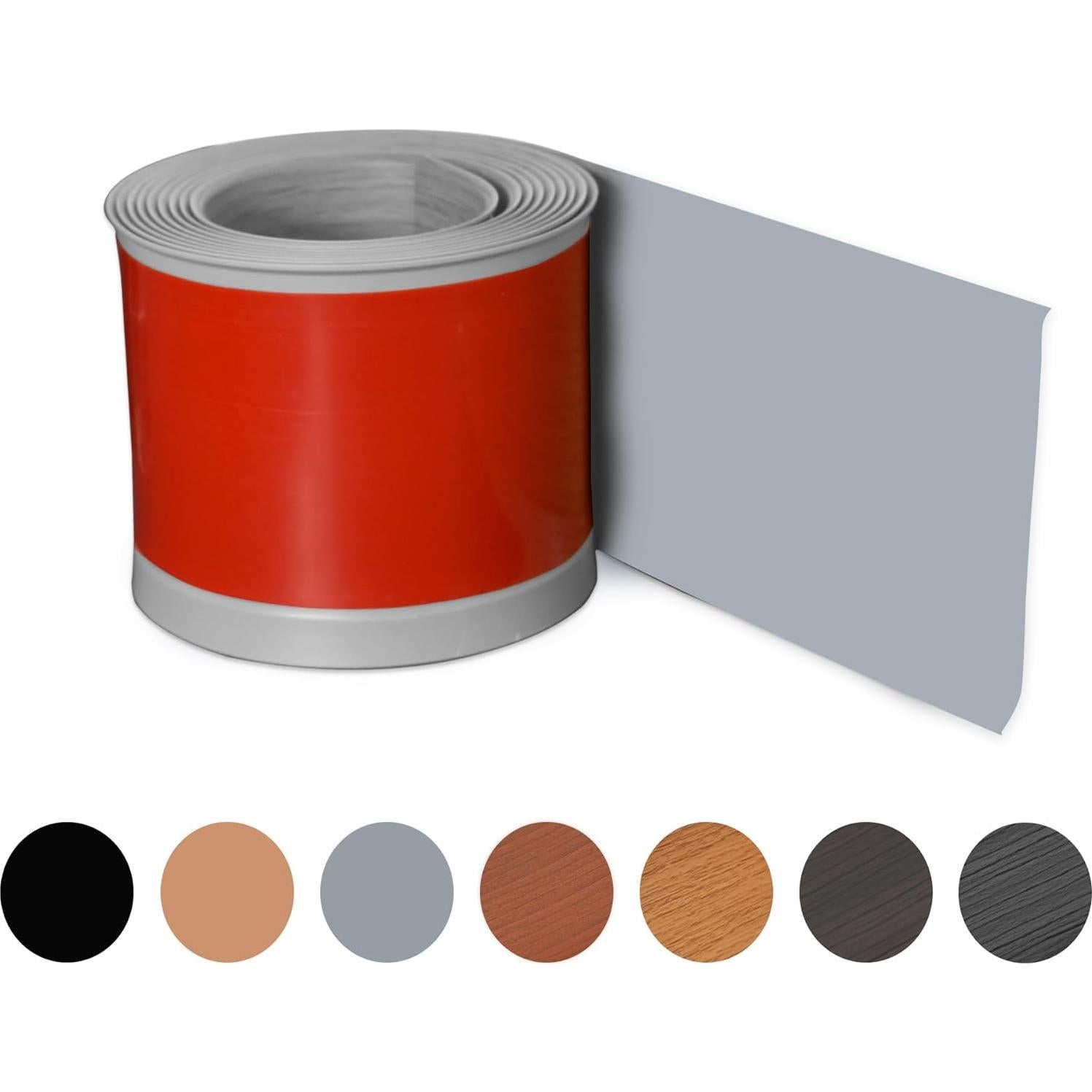 Moldura de Pared Autoadhesiva ROUIXSEN 7.62cm x 3.05m Gris