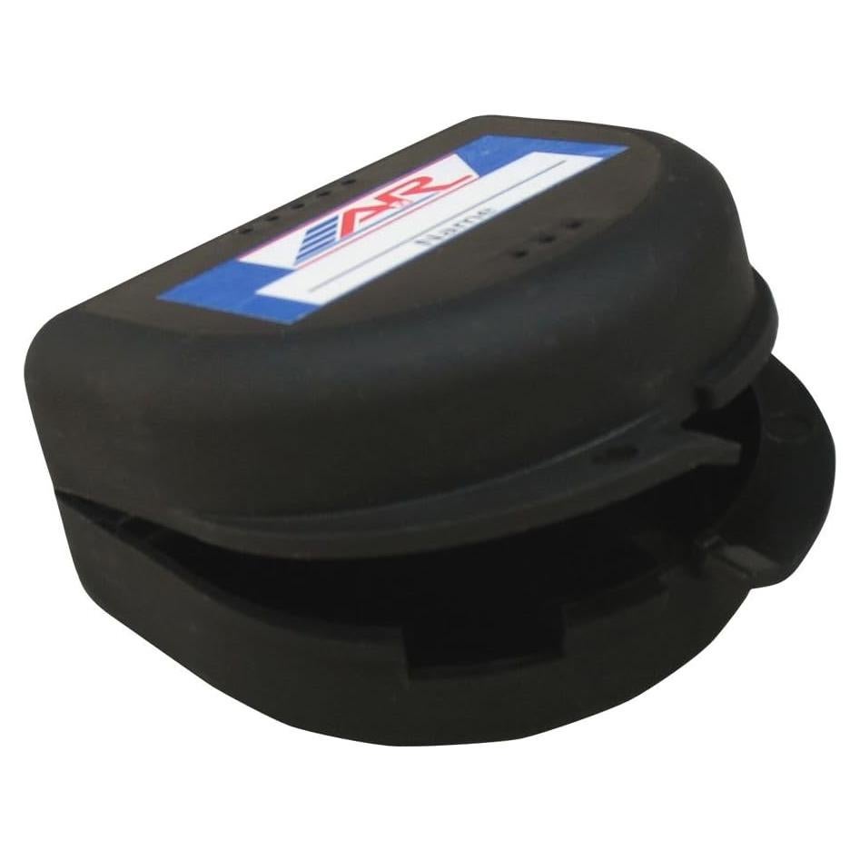 Estuche Ventilado para Protector Bucal A&R Sports Negro