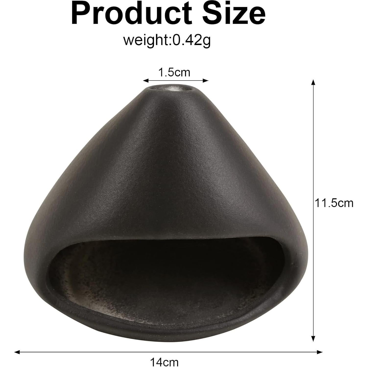 Soporte para Incienso Yawlsow Negro - Quemador de Palo Santo y Salvia