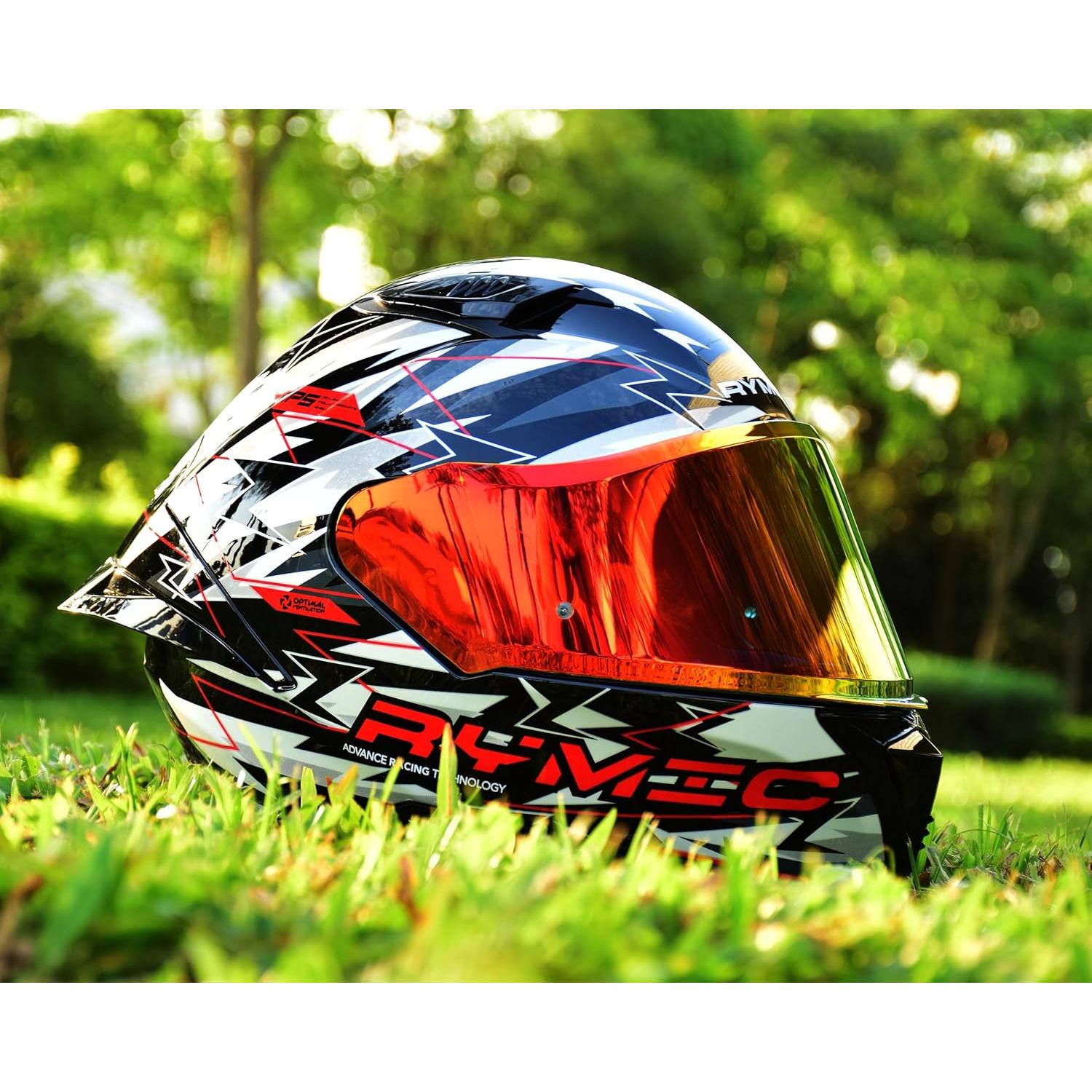 Casco RYMIC SR6 cara completa con viseras y ventilación