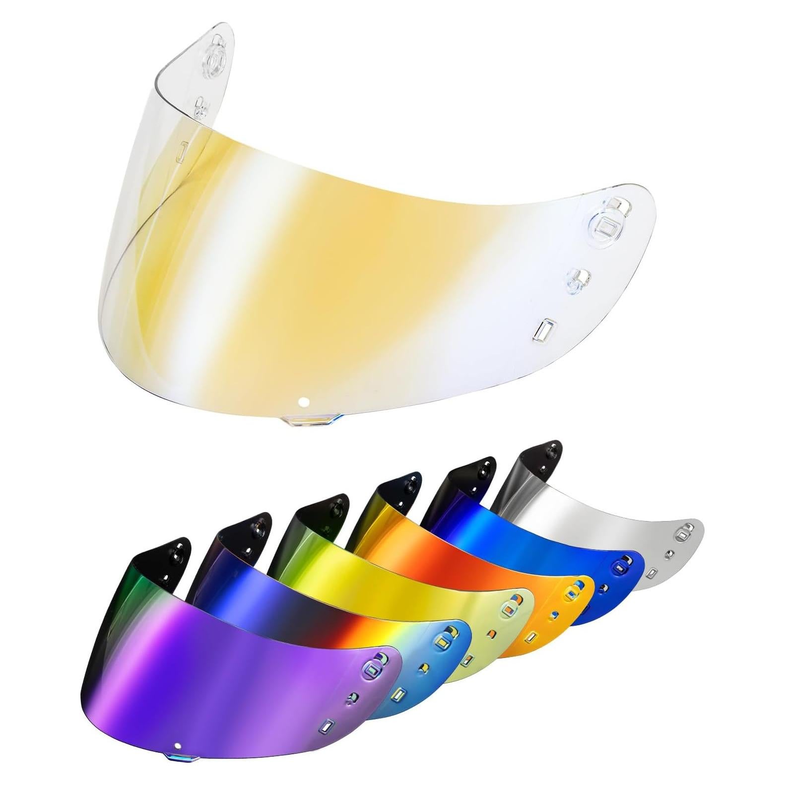 Visera PSLER Ic-04 para Casco Icon Airflite Azul