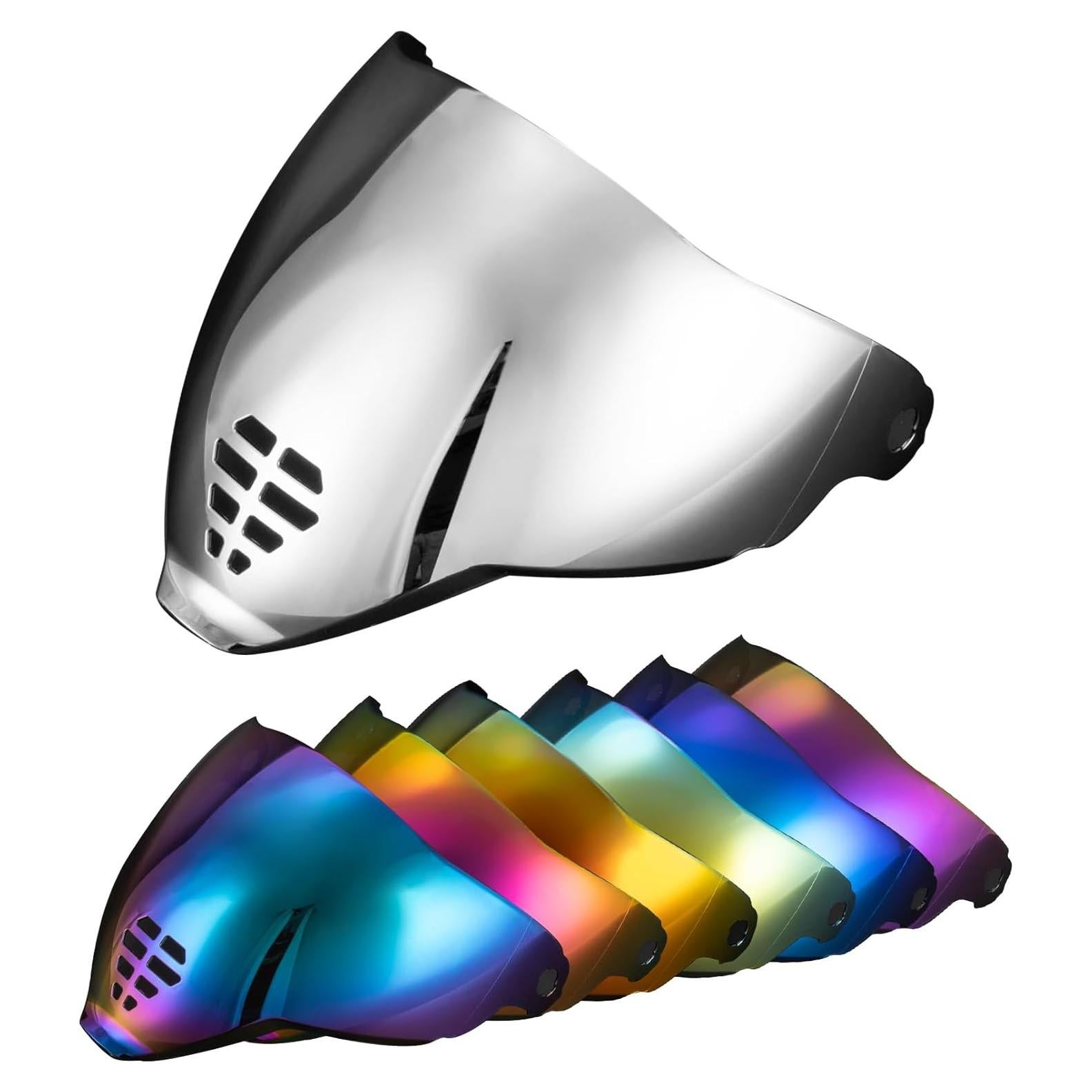 Visor PSLER IC-06 para Casco Icon Airflite Plata