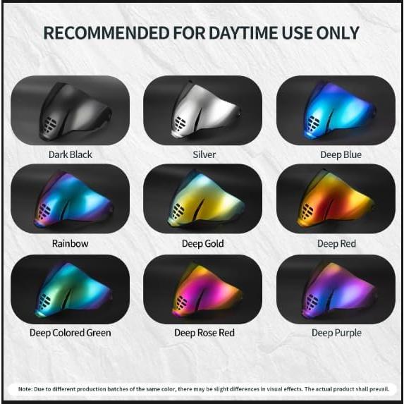 Visor PSLER IC-06 para Casco Icon Airflite Plata